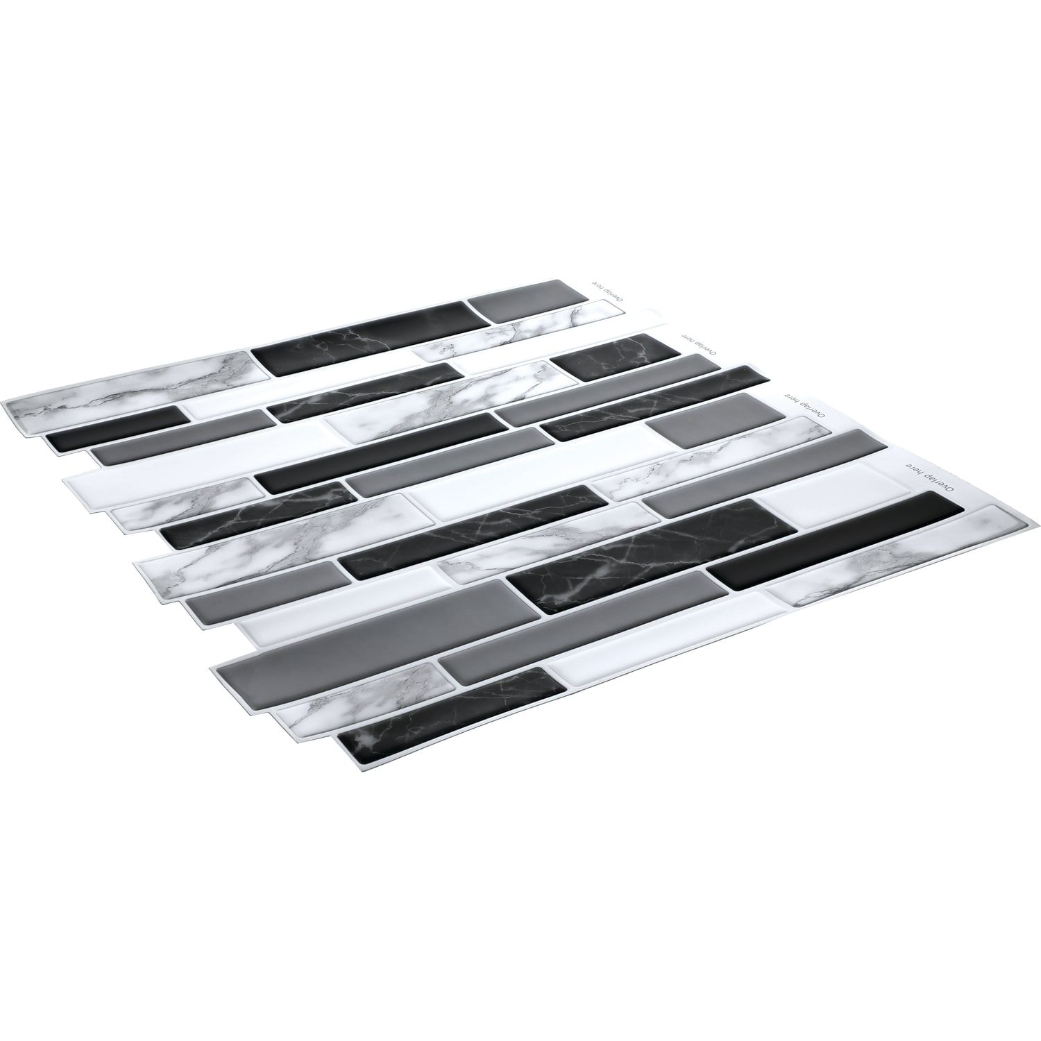 Daltile Smart Stick Shadow 11-in x 12-in Glossy PVC Peel and stick ...