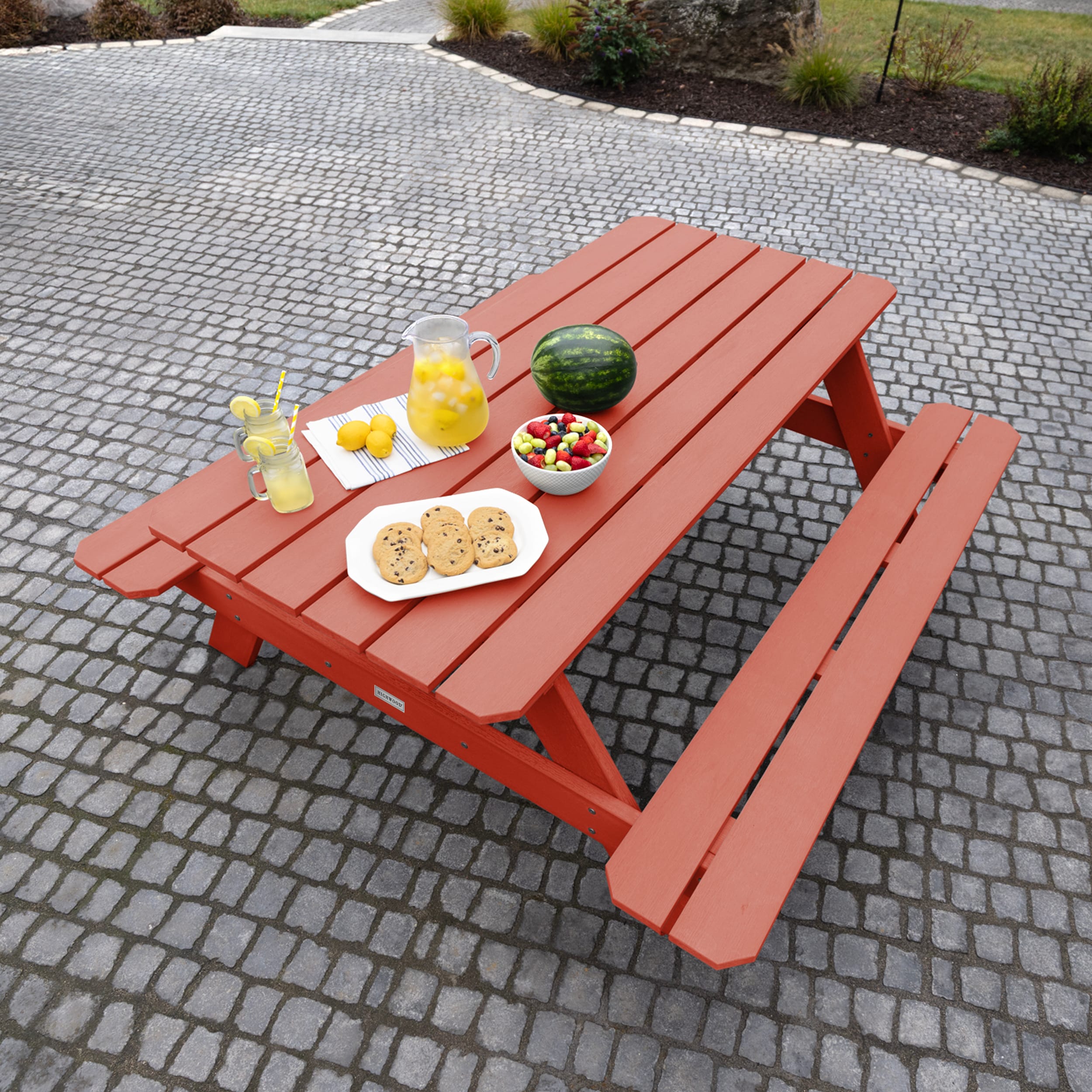highwood AD-TBL-HI02-RED Picnic-Tables - View #3