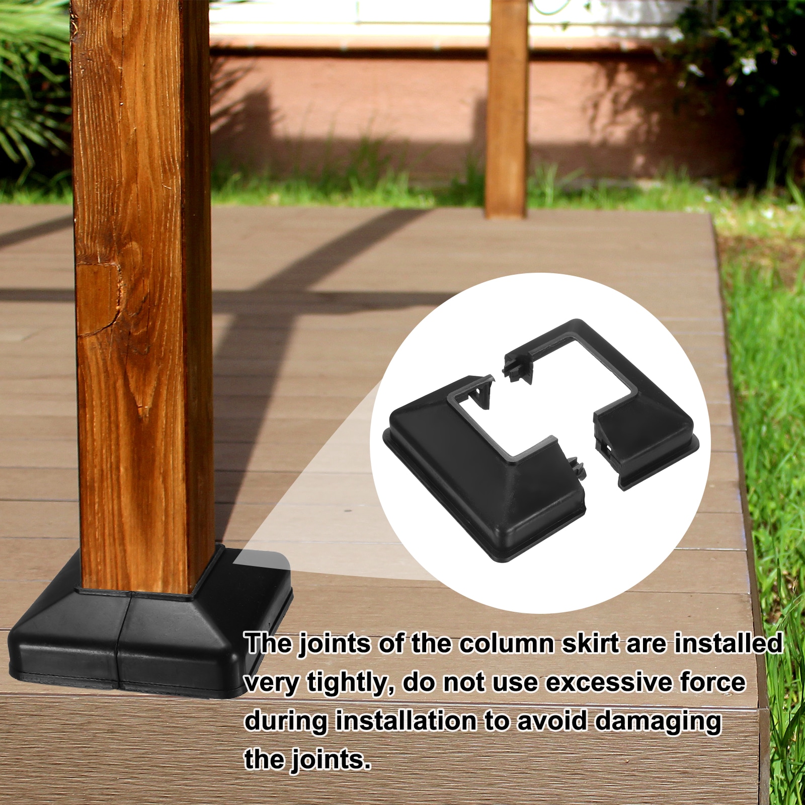 Unique Bargains S26010902UX3950 Deck-Post-Caps - View #4