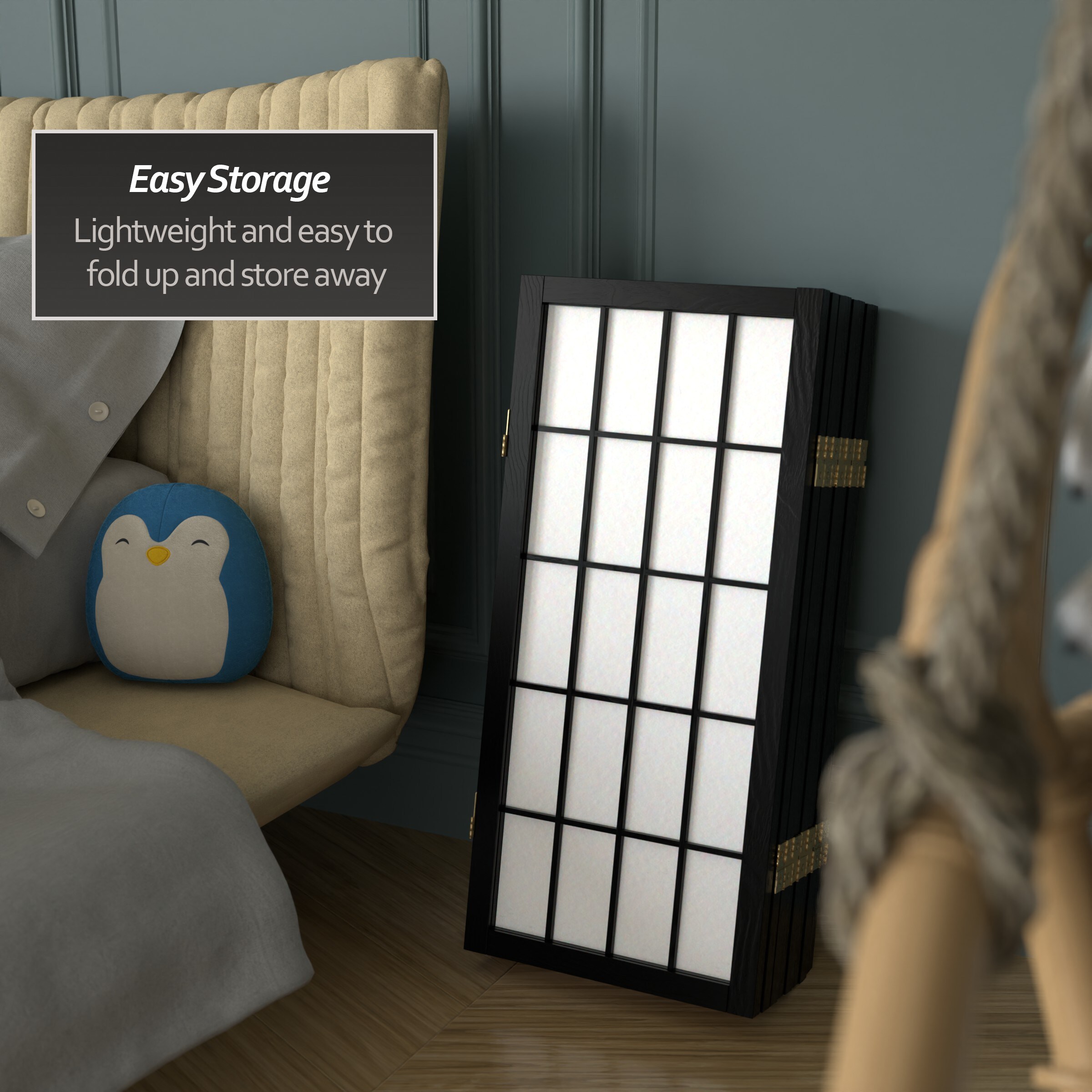 Red Lantern WP24-BLK-8P Indoor-Privacy-Screens - View #5