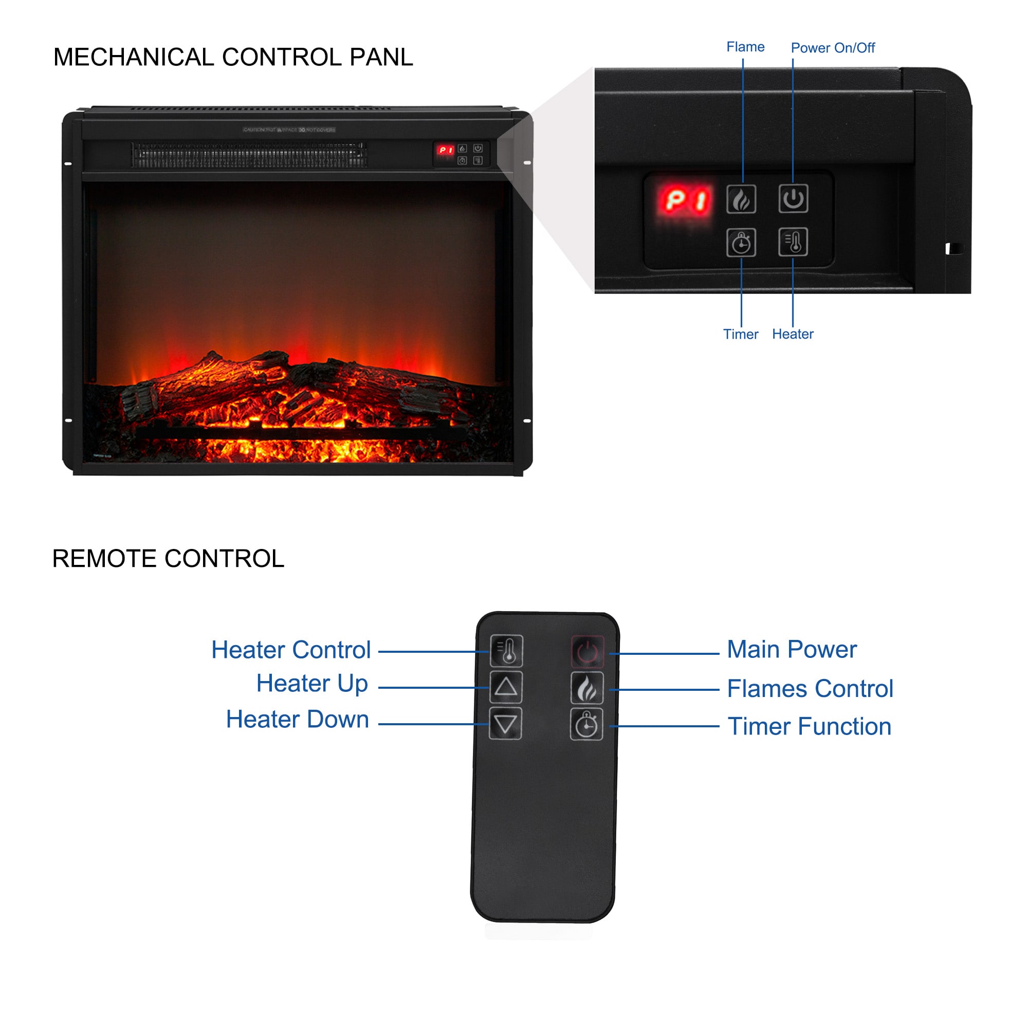 ToolCat PG2-22-PT Electric-Fireplaces - View #4