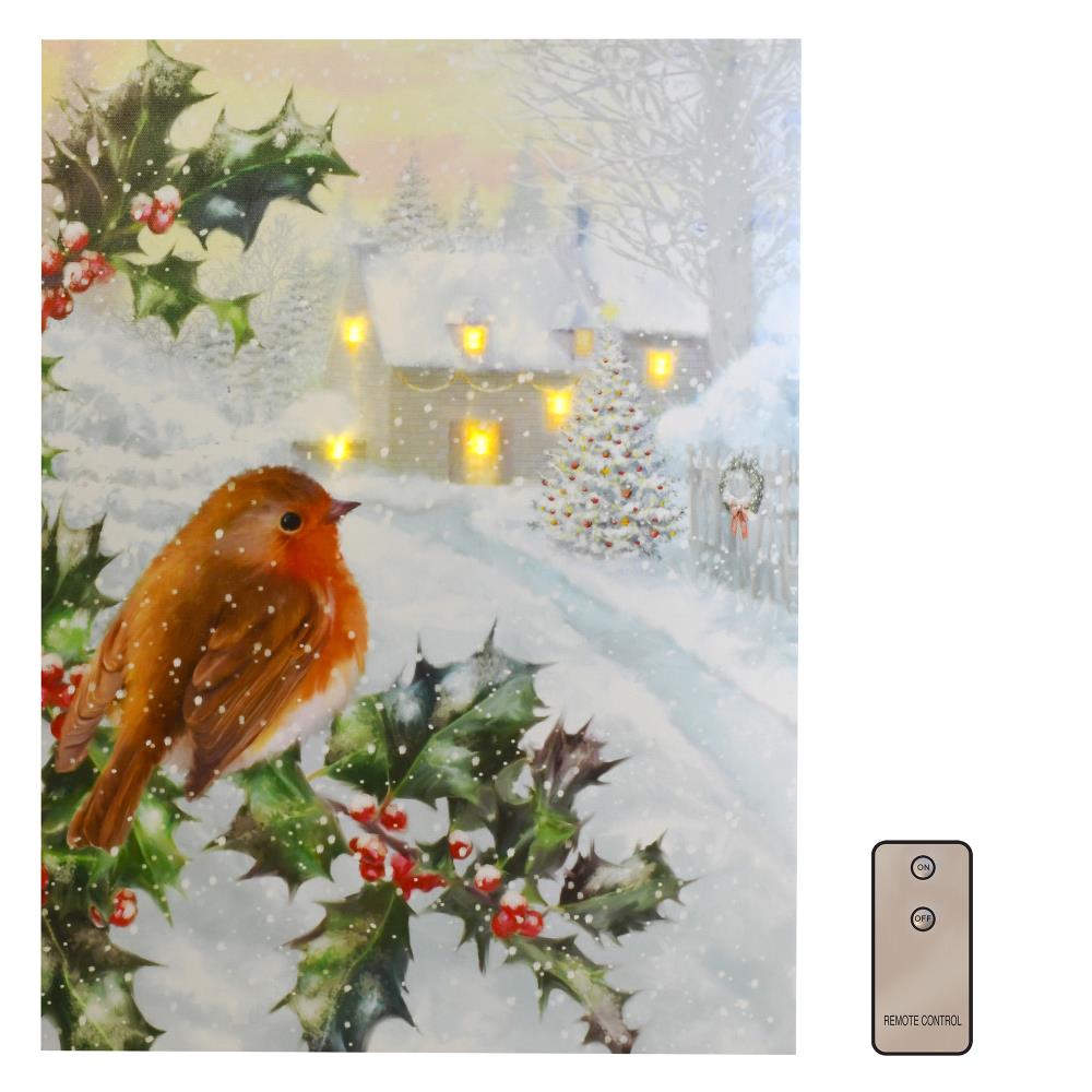 LumaBase 19001 0.75-in Bird Battery-operated Christmas Decor