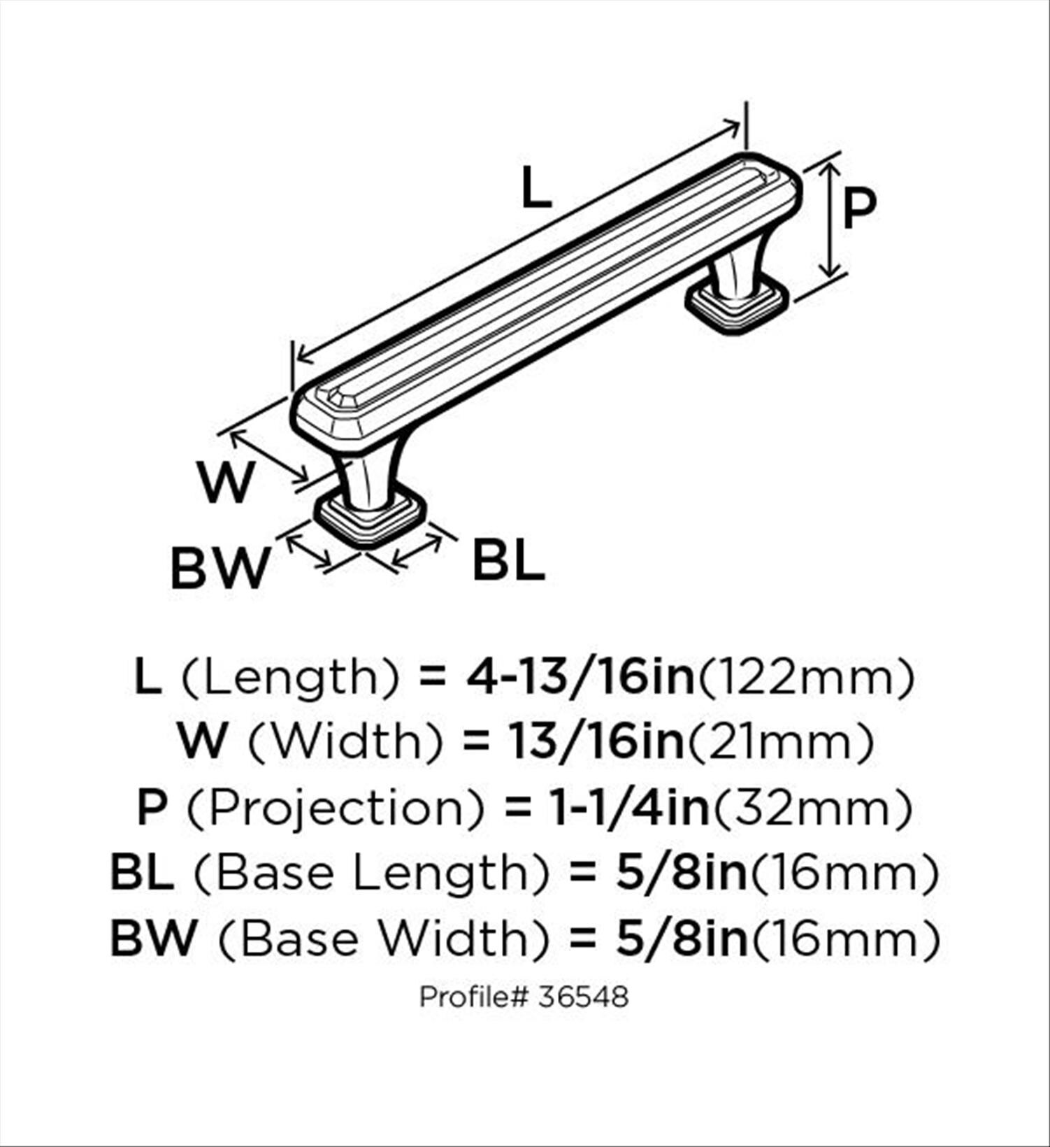 Amerock BP36548ORB Cabinet-Pulls - View #9