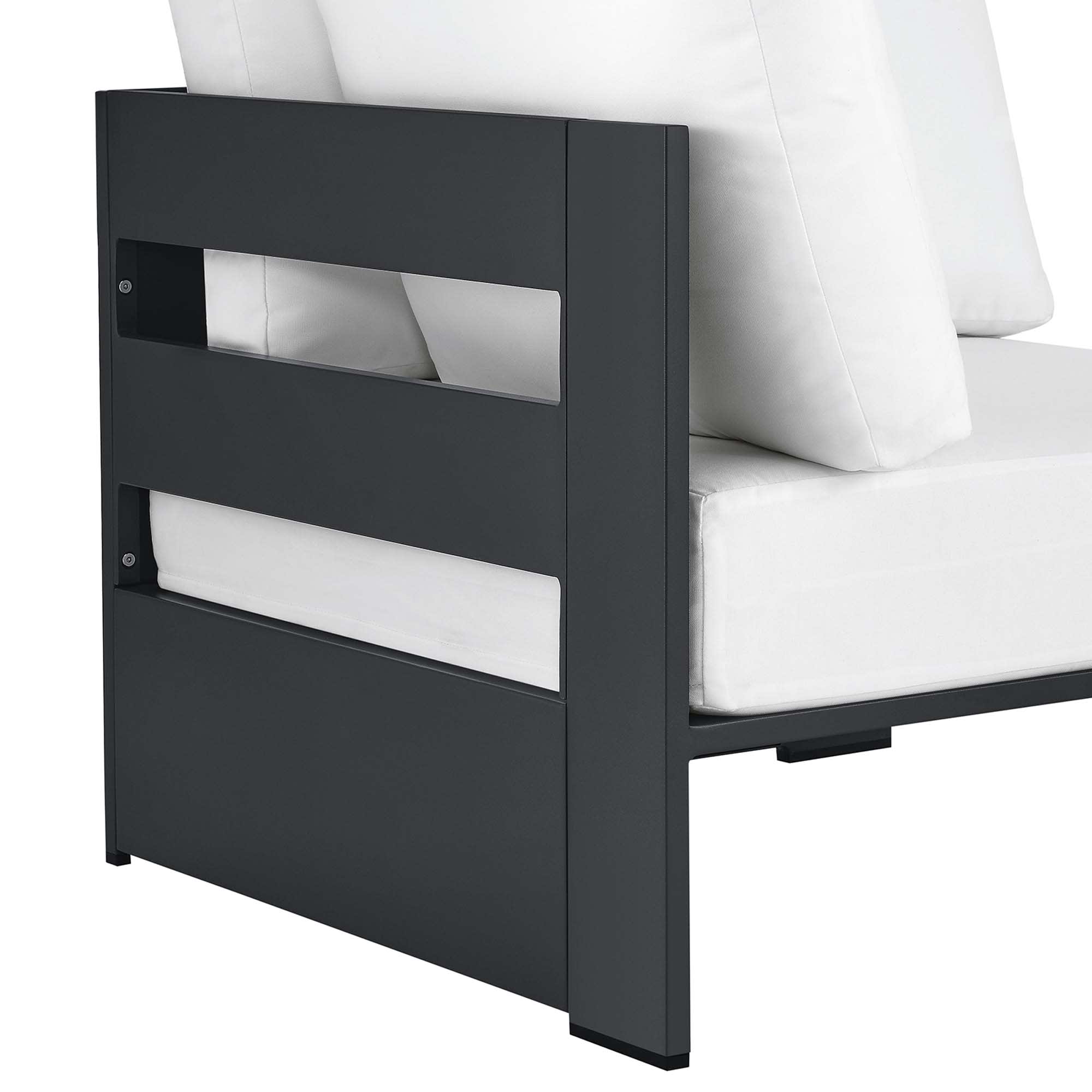 Modway EEI-6631-GRY-WHI Patio-Sofas-Daybeds - View #4