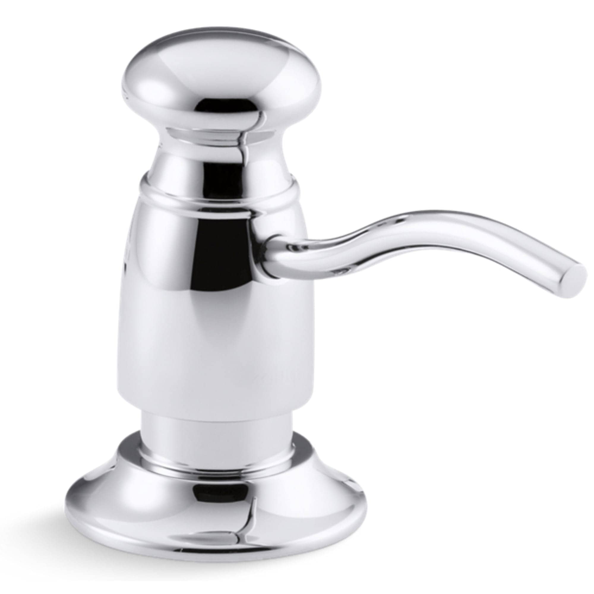 KOHLER 1894-C-CP Polished chrome 16.0-oz. Capacity Freestanding Soap and Lotion Dispenser