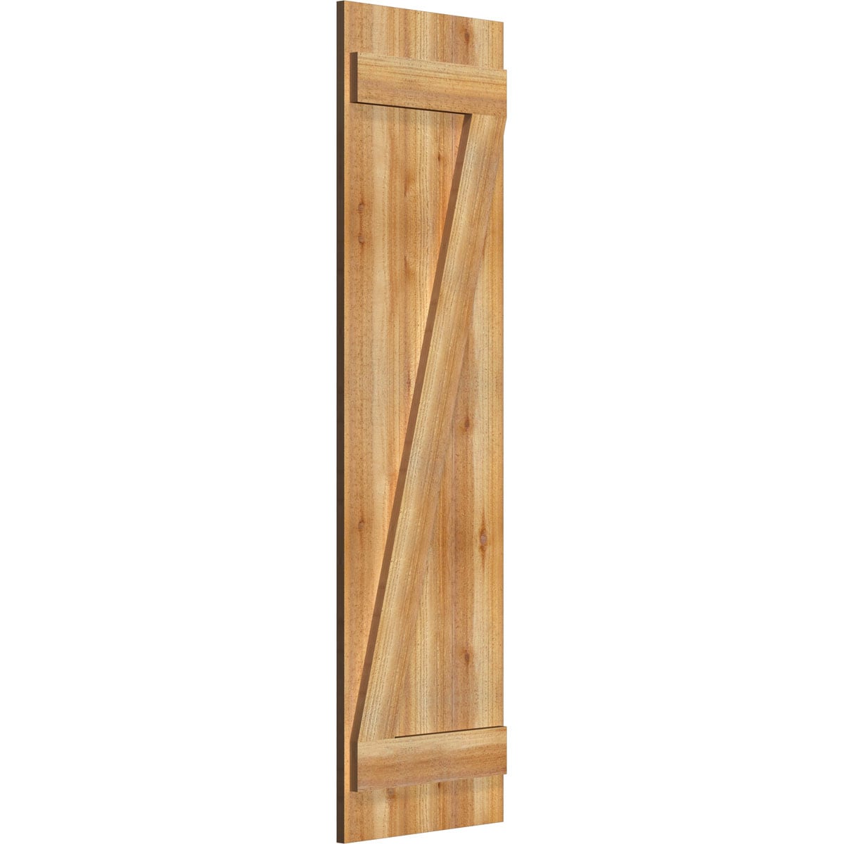 Ekena Millwork RBJ06Z16X057RWR Exterior-Shutters - View #2