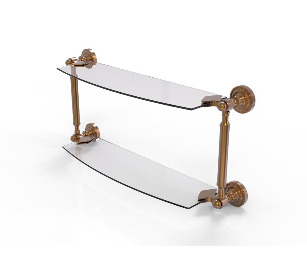Allied Brass DT-34/24-BBR Dottingham Brushed Bronze 2 -Tier Wall mount Bathroom Shelf ( 24-in x 7-in x 5-in )