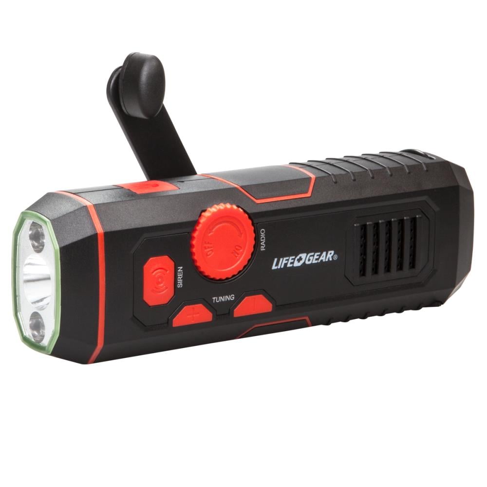 Stormproof 30-Lumen 4 Modes LED Rechargeable Flashlight (Lithium Ion (3.7V) Battery Included) | - Dorcy International LG38-60675-RED
