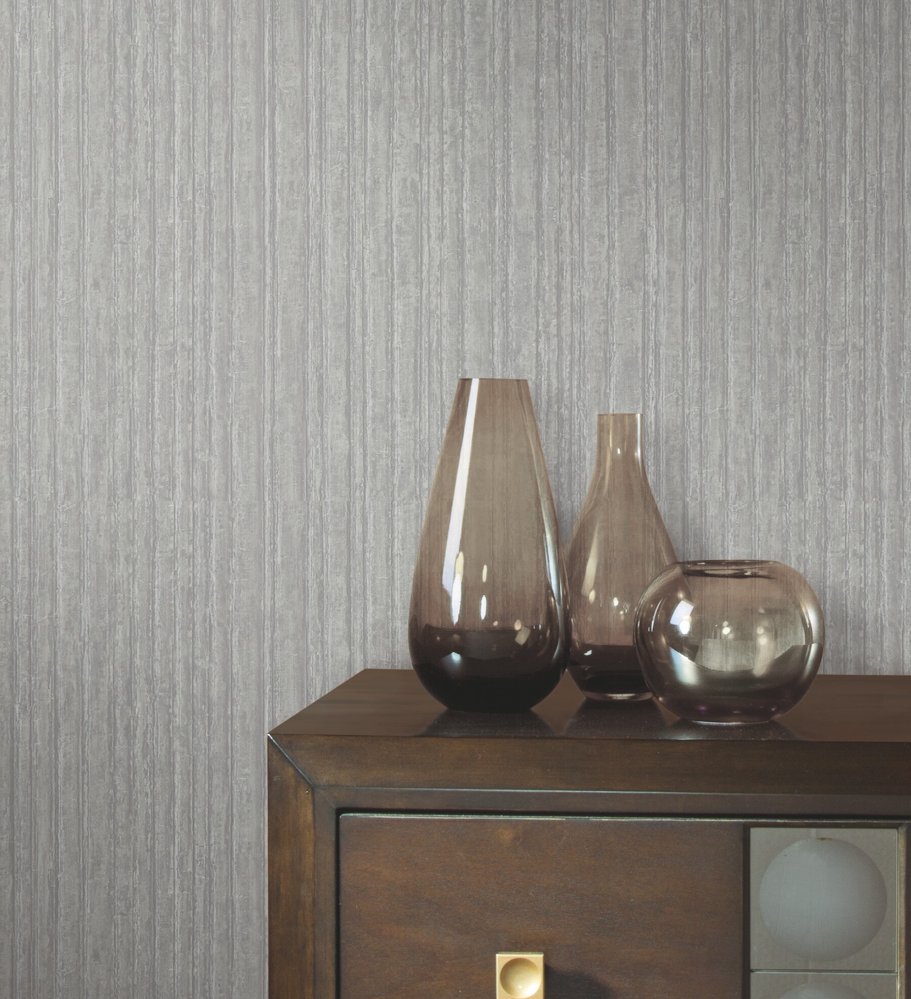 Ronald Redding Brushed Nickel Vintage Tin Wallpaper in the Wallpaper ...