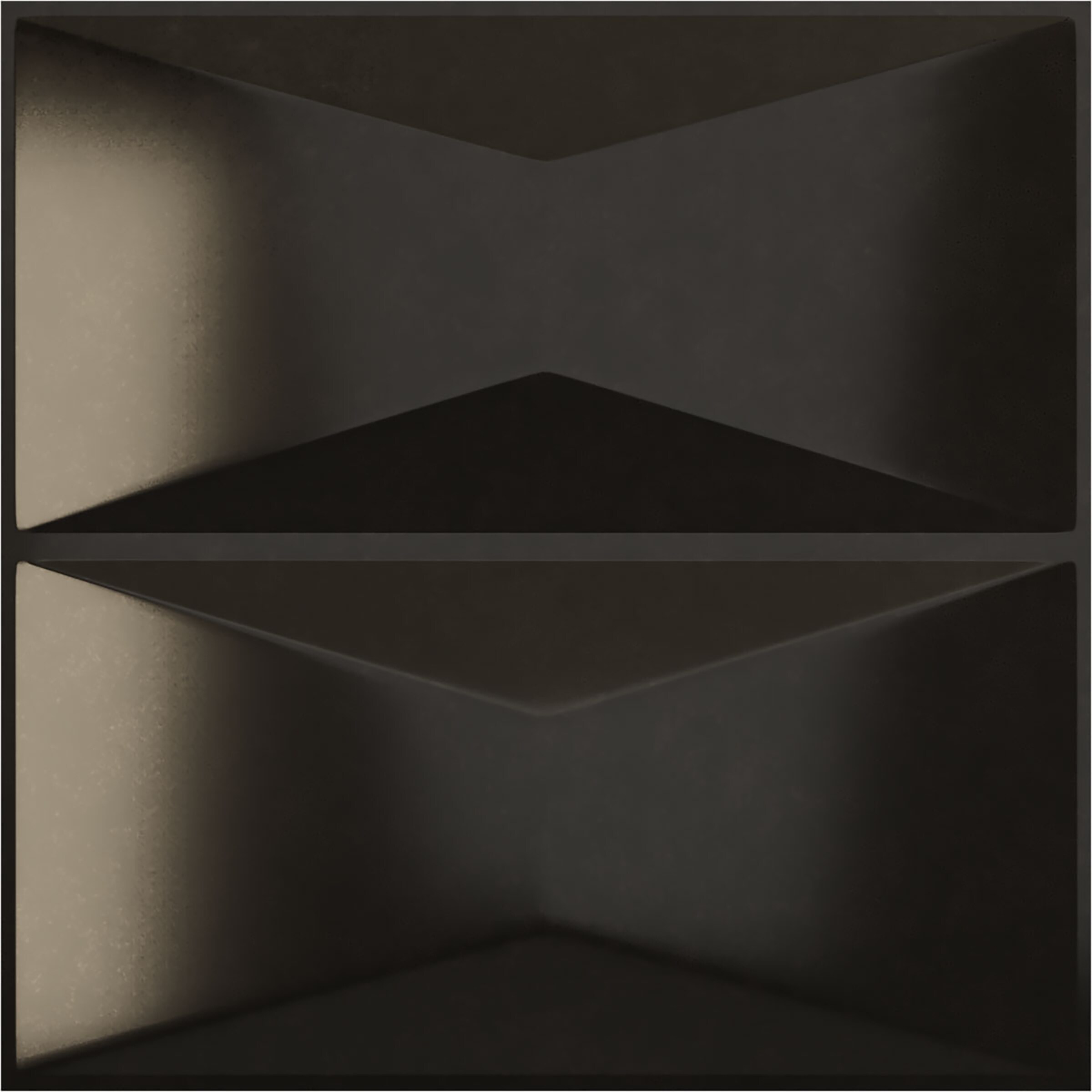 Ekena Millwork WP20X20ABECA-CASE-12 19-5/8-in x 19-5/8-in Embossed Paintable/Stainable Black PVC Wall Panel ( 12 -Pack, Covers