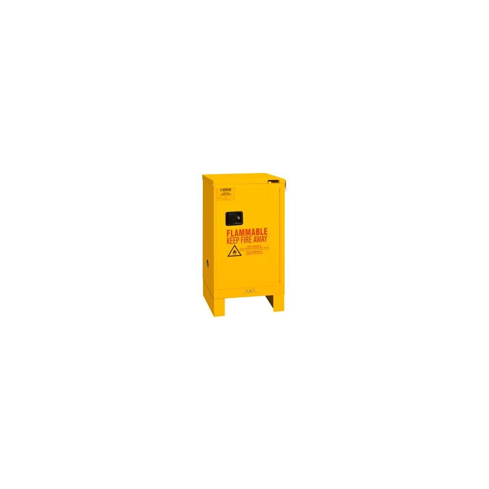 Durham Manufacturing DMFG2735 Durham 1016SL-50 51 in. Flammable Storage Cabinets with Legs, Yellow- 16 gal