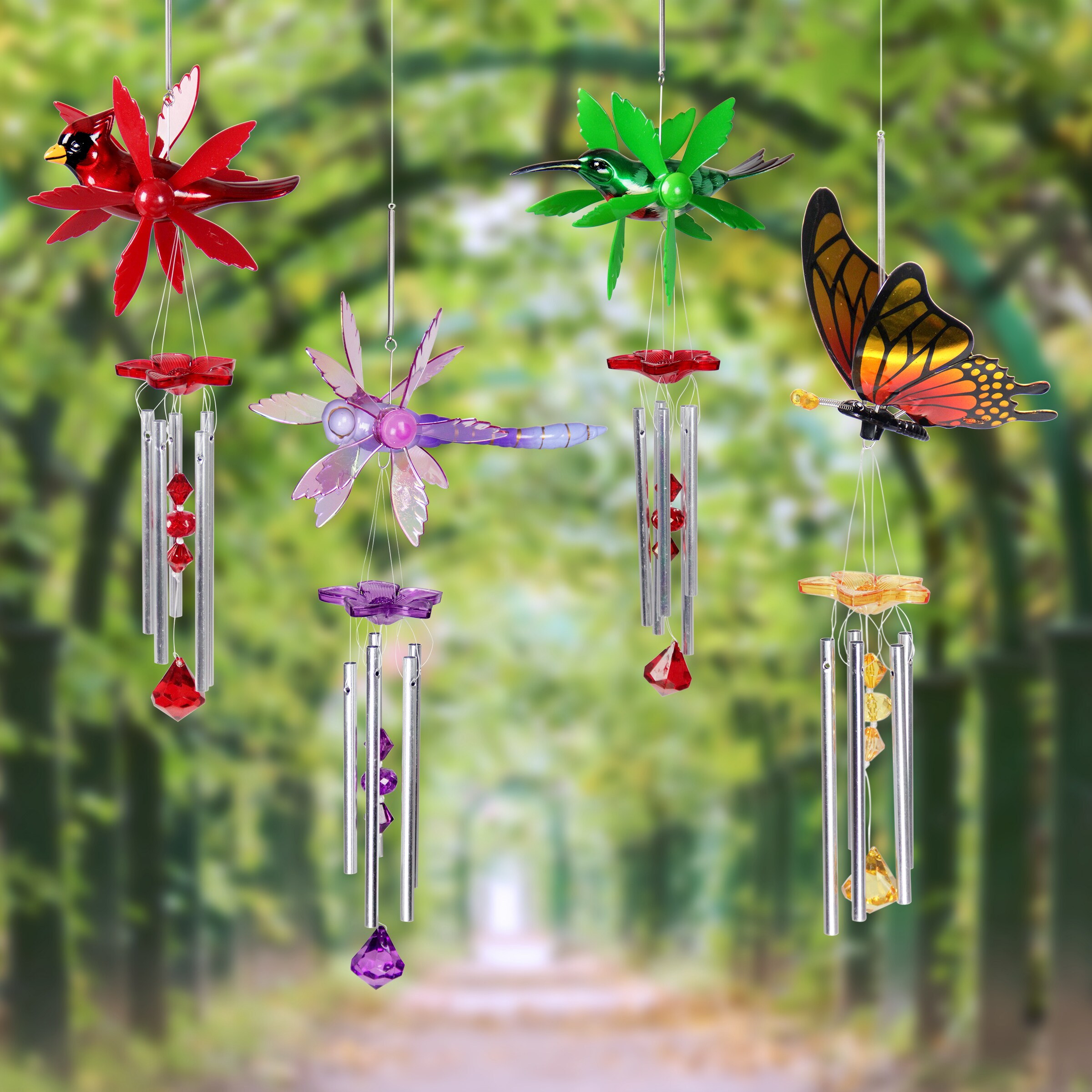 Exhart 7 Windy Wings Wind Chime - Each