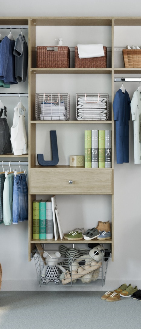 Easy Track PH65-MJ Wood-Closet-Kits - View #5