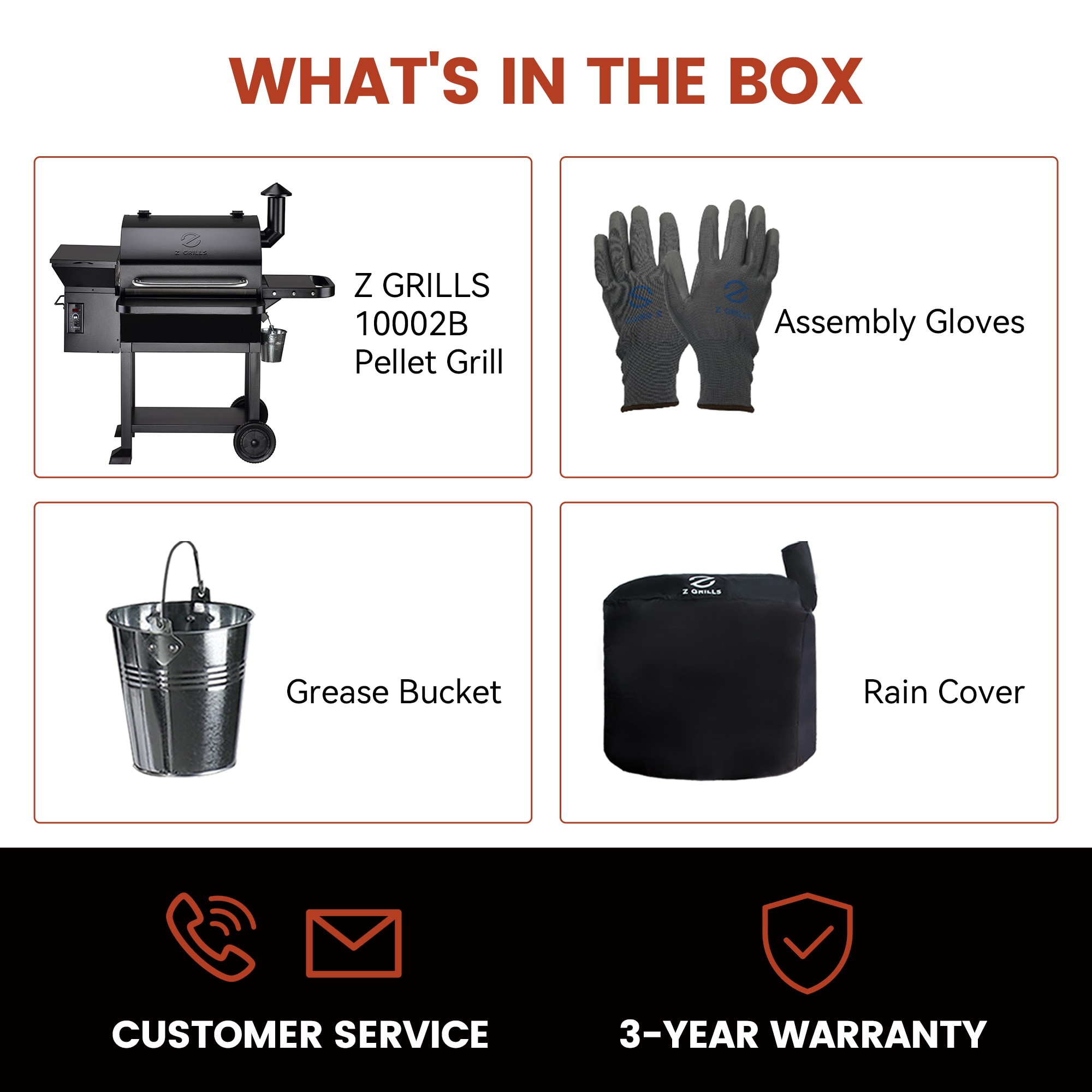 Z GRILLS ZPG-10002B Pellet-Grills - View #10