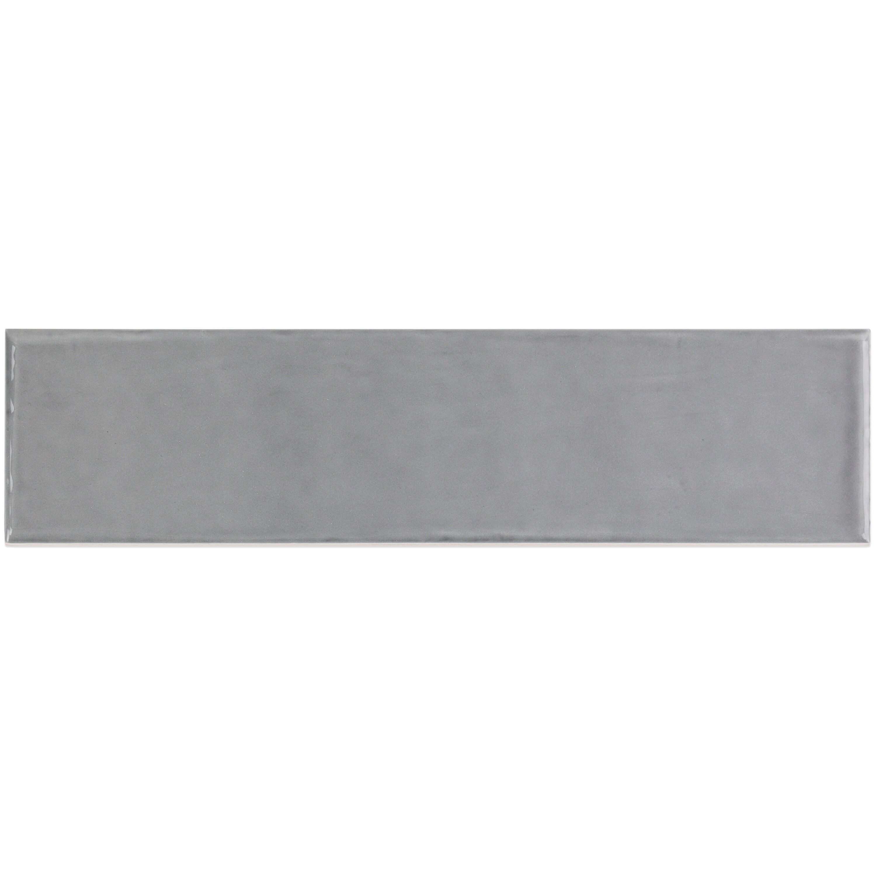 Artmore Tile EXT3RD103469 Sample - Bolton Charcoal 3-in x 12-in Polished Ceramic Subway Wall Tile