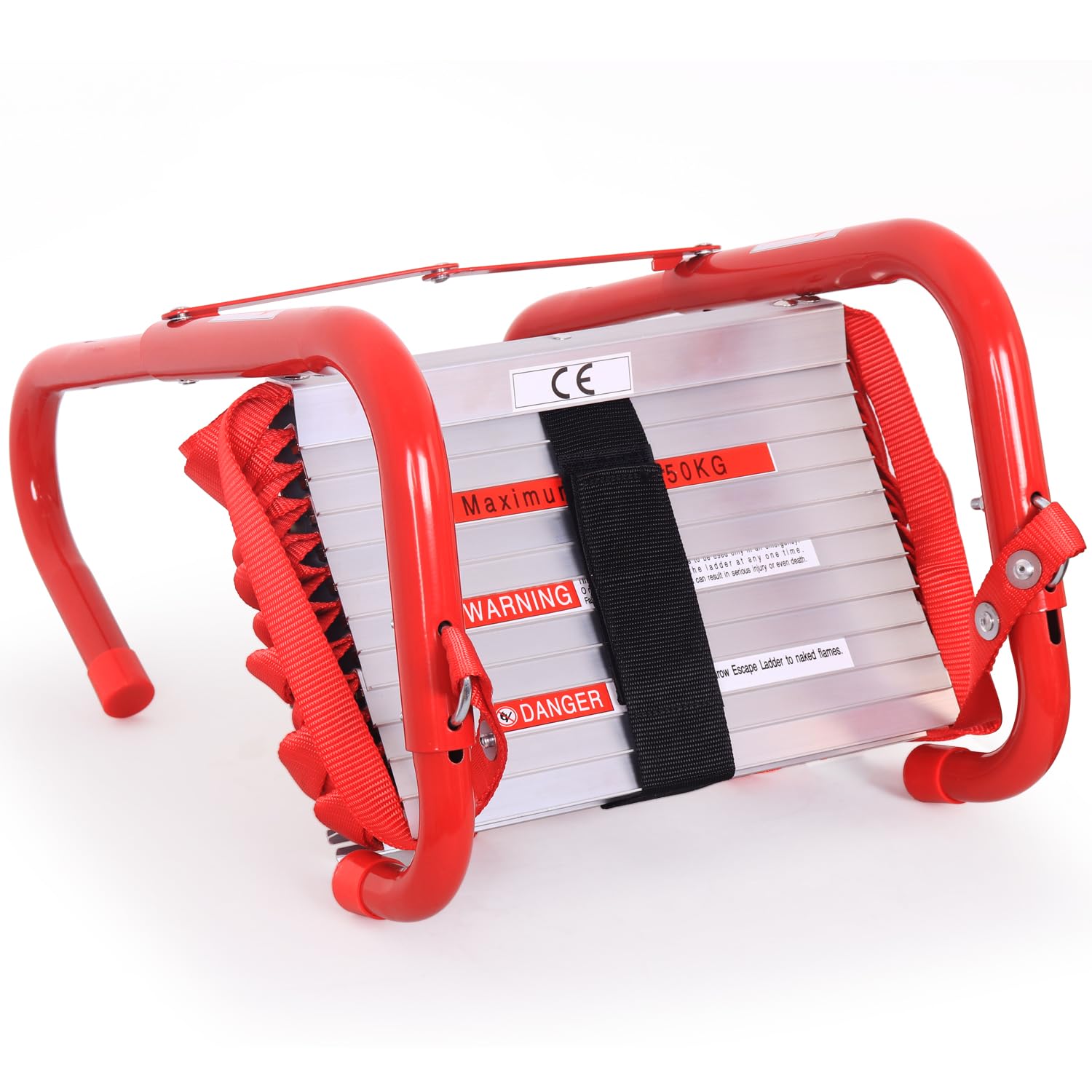 KIWDZFU  Portable Fire Ladder 2 Story Emergency Escape Ladder 15 Ft with Wide Steps V Center Support replacement filter set for home air cleaning