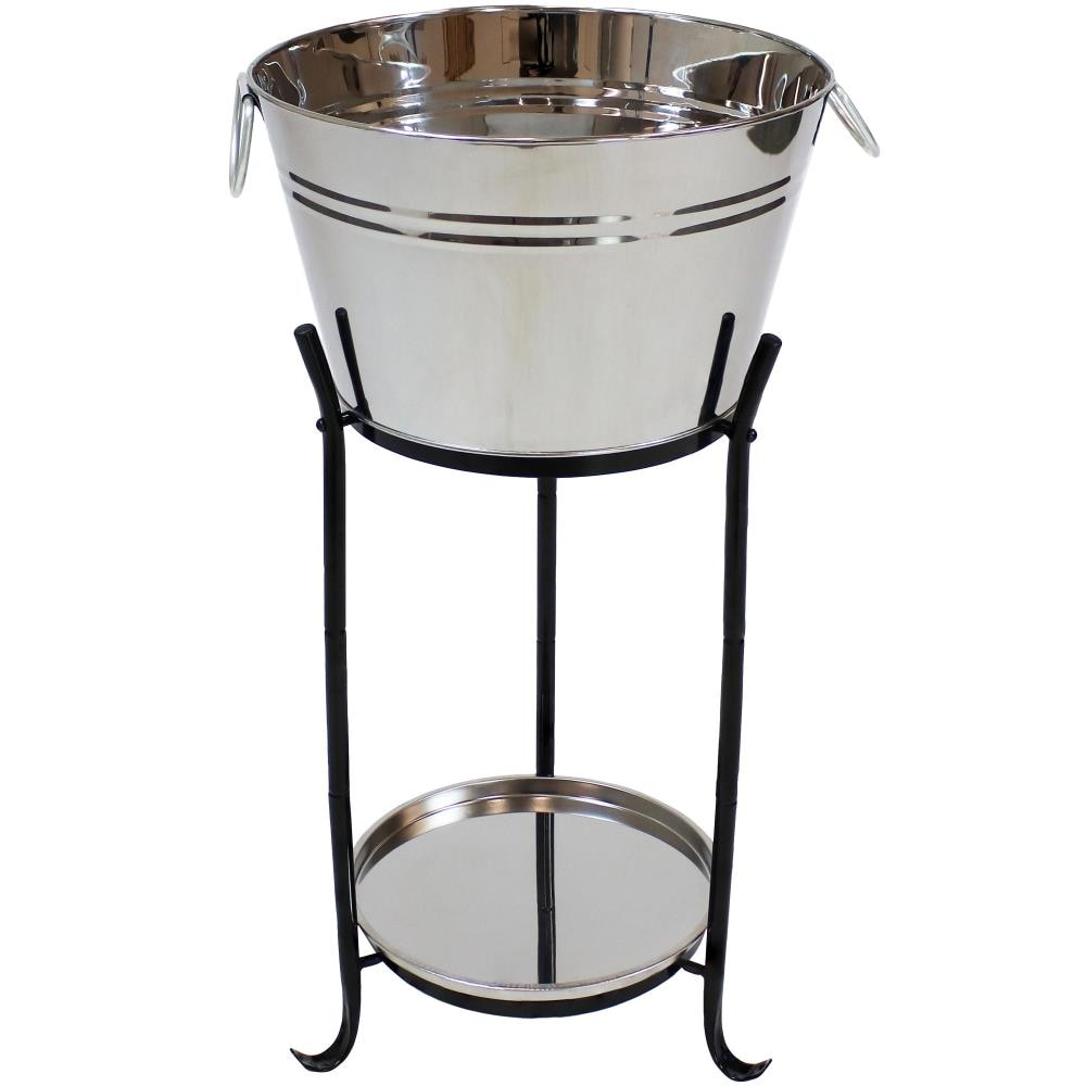 Wine Bucket with Pipe Style Stand