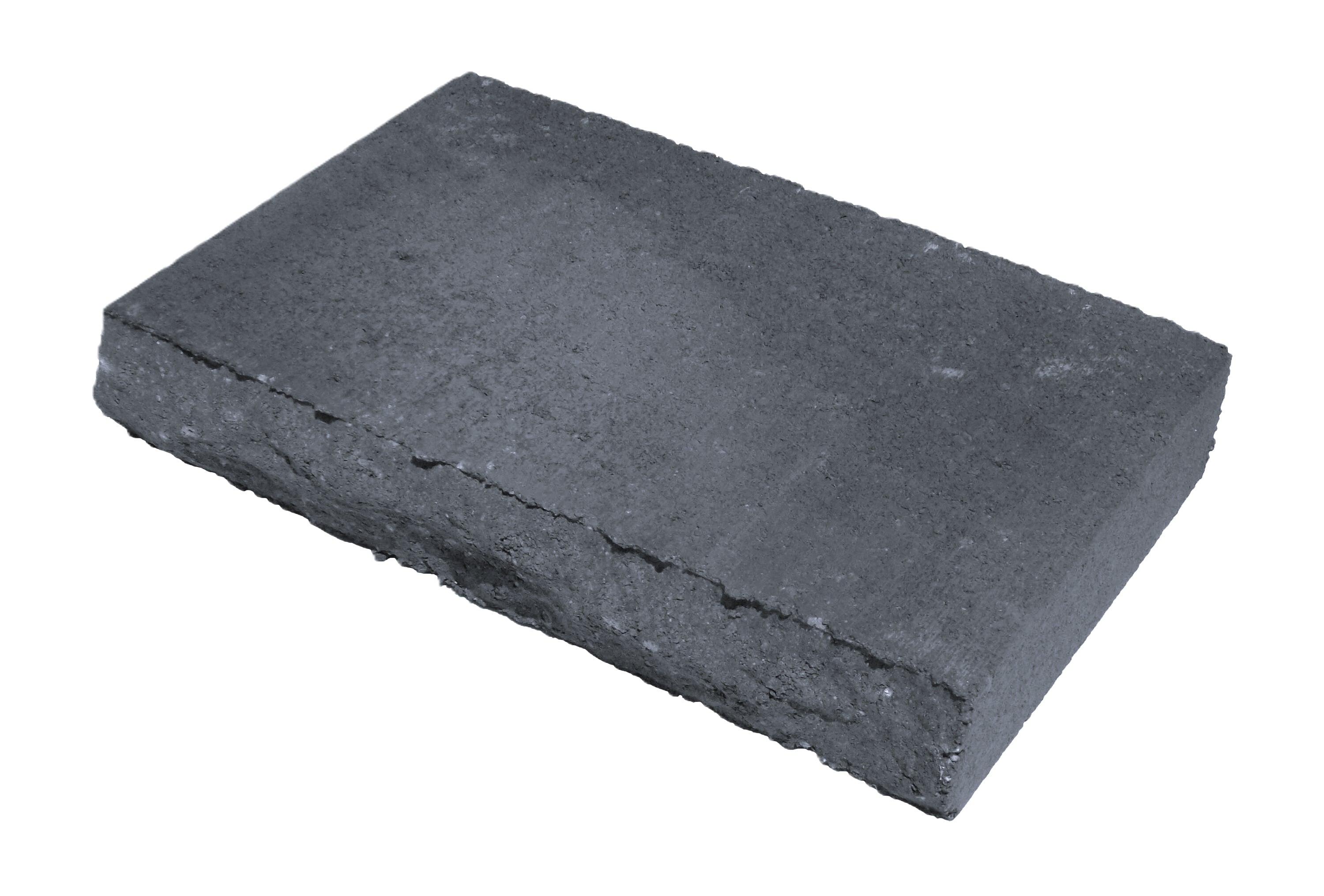  121000476 2-in H x 12-in L x 7.5-in D Gray Charcoal Concrete Retaining wall cap