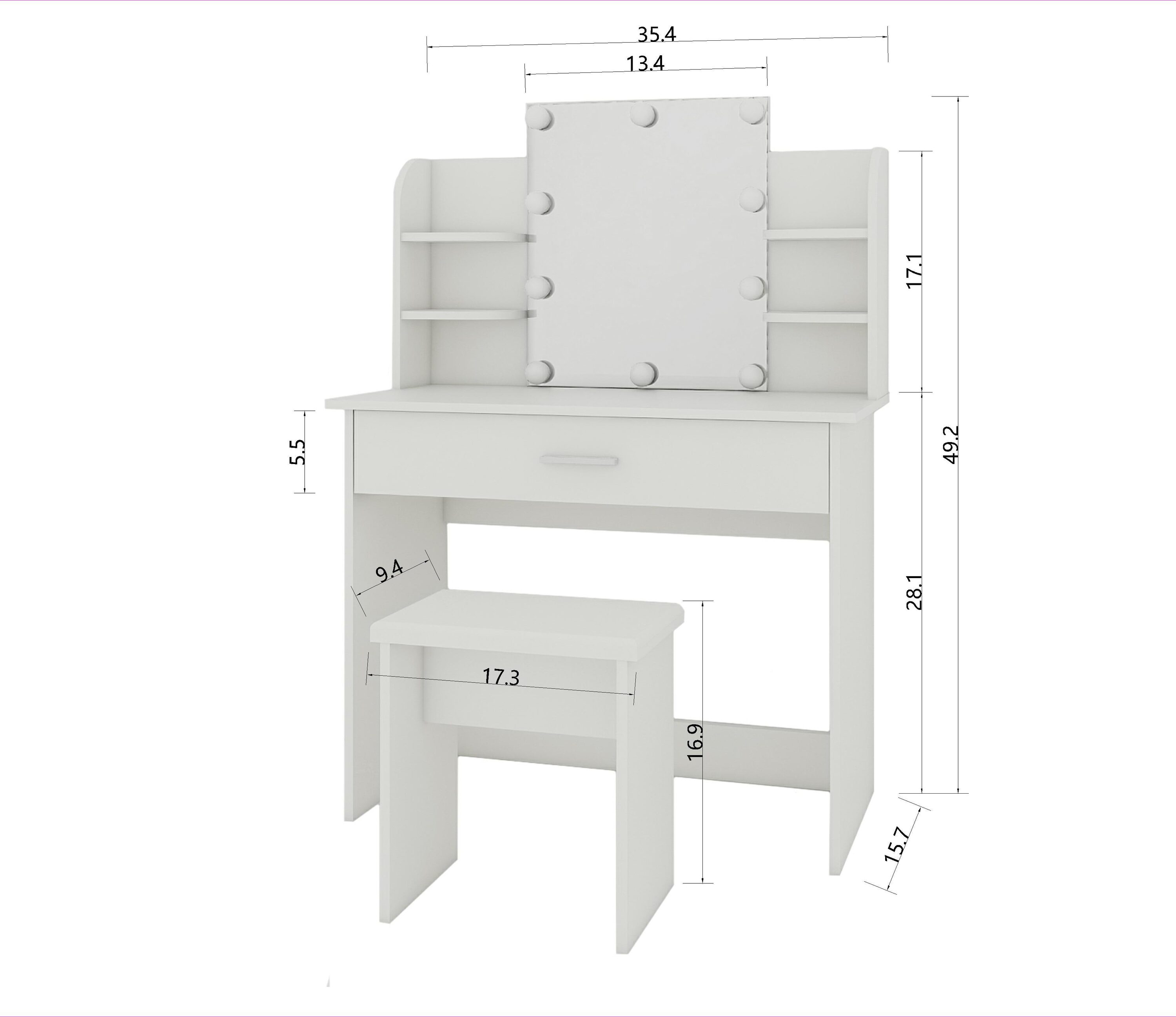 LUXEYARD DS-J-VNT1306364 Bedroom-Vanities - View #4