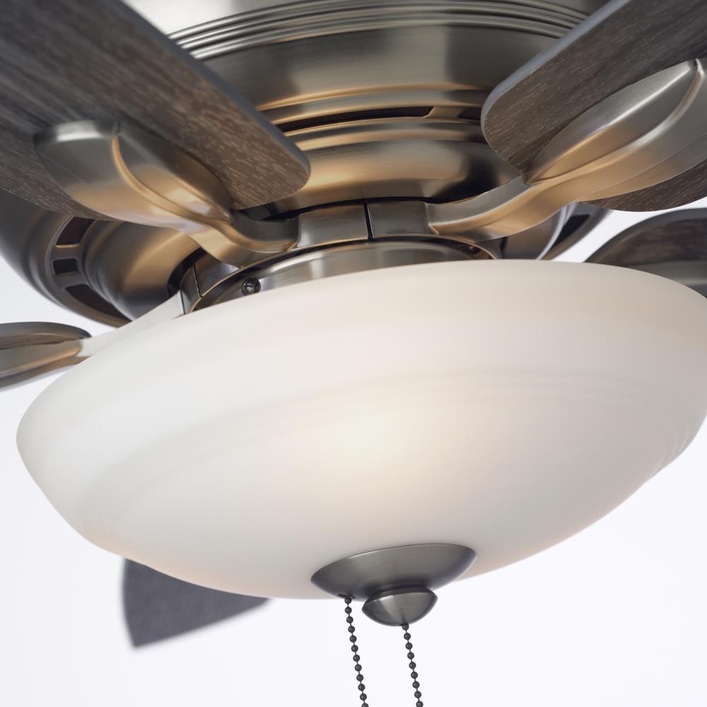 kathy ireland HOME by Luminance Ashland LED 52in Antique Pewter Indoor