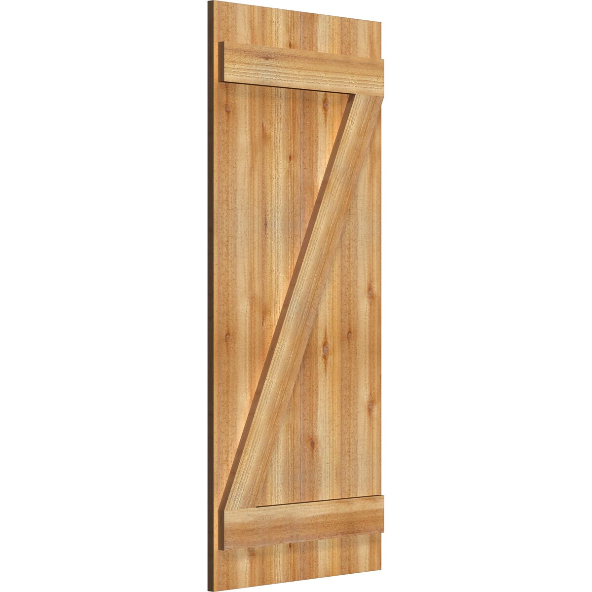 Ekena Millwork RBJ06Z21X050RWR Exterior-Shutters - View #2