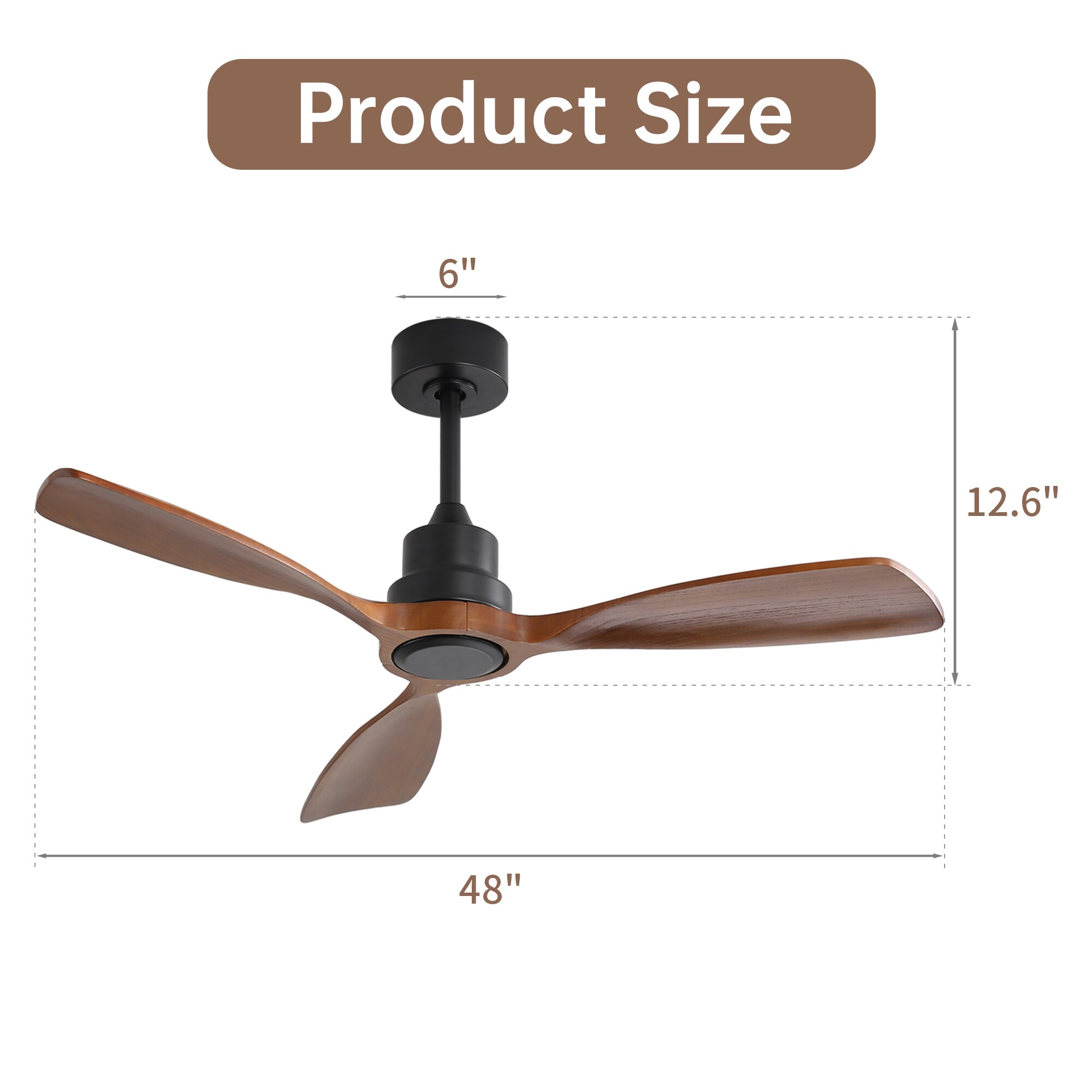 Bybafun YA3200044 Ceiling-Fans - View #2