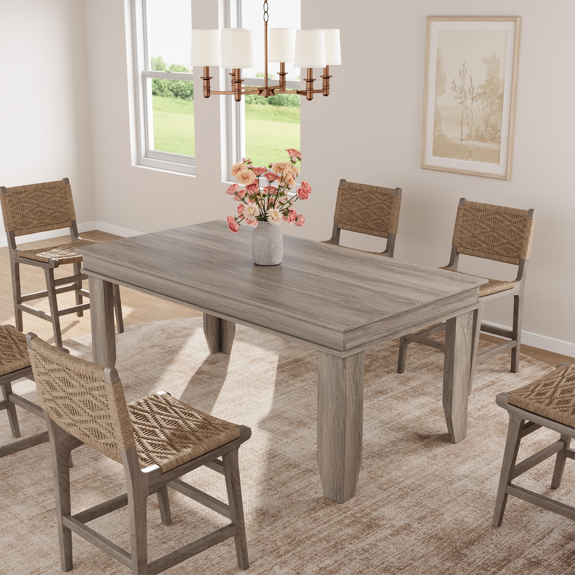 GarveeLife LROY-TM6C6V3SDMFSJE Dining-Tables - View #3