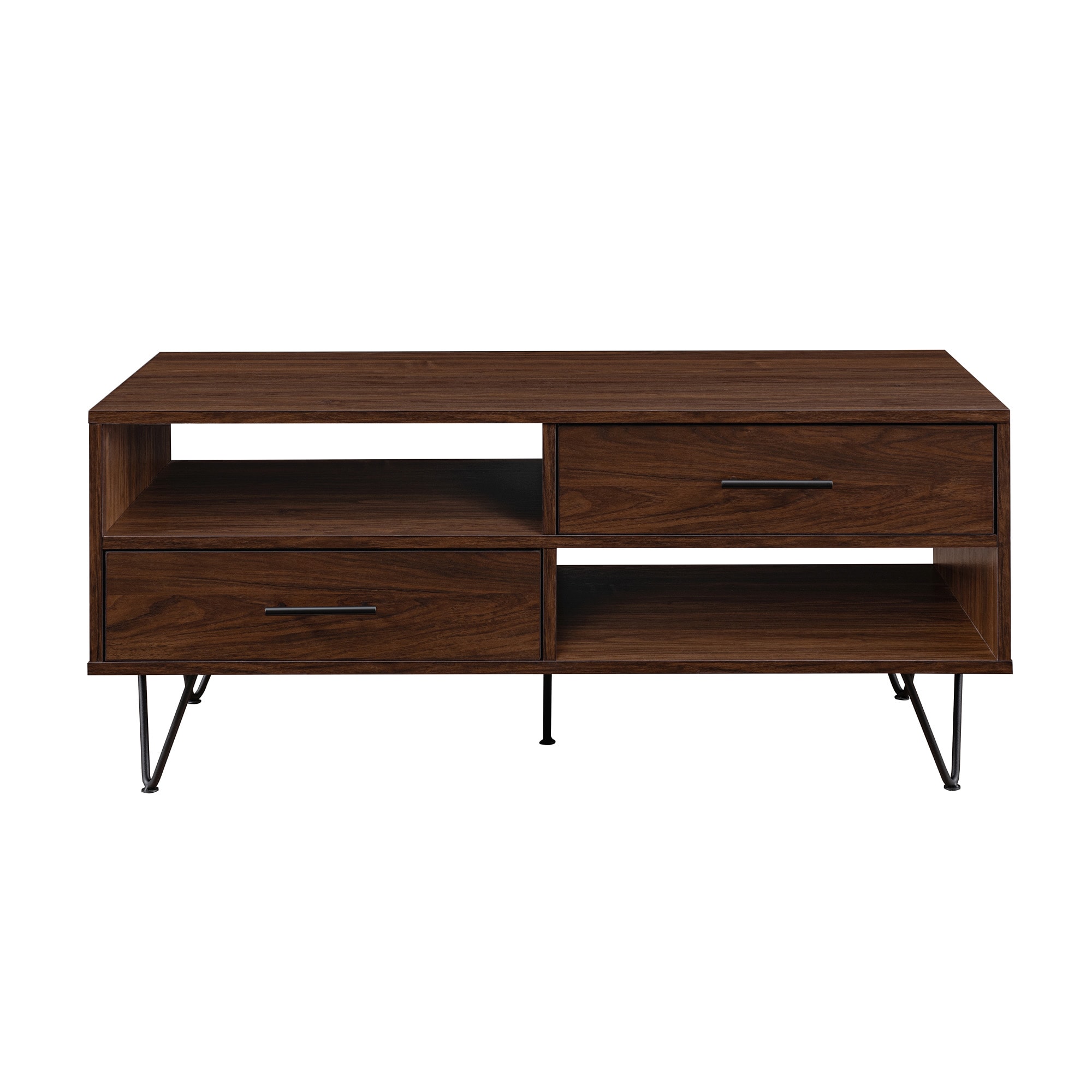 CESICIA 24CA04 Dark Brown MDF Modern Coffee Table with Storage