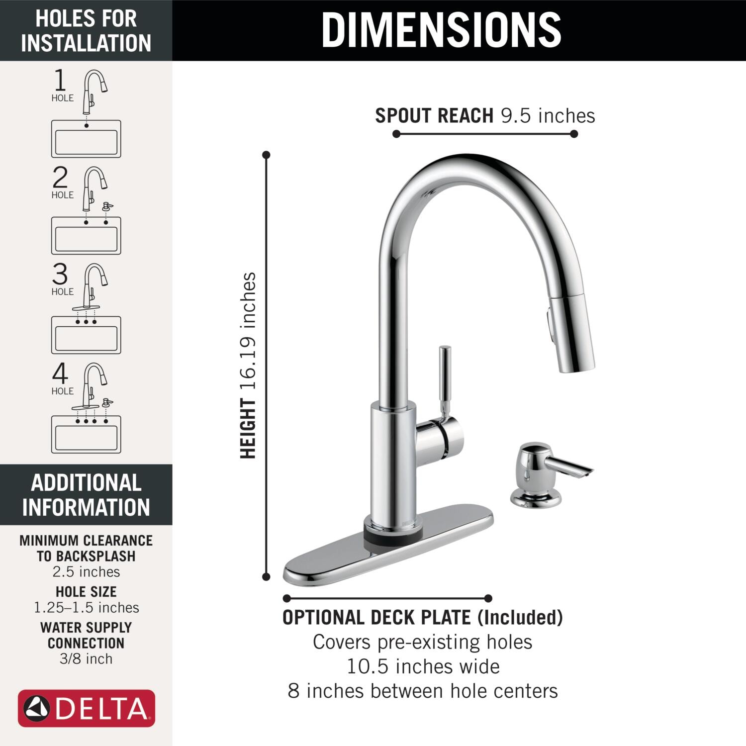 Delta 19933T-SD-DST Kitchen-Faucets - View #5