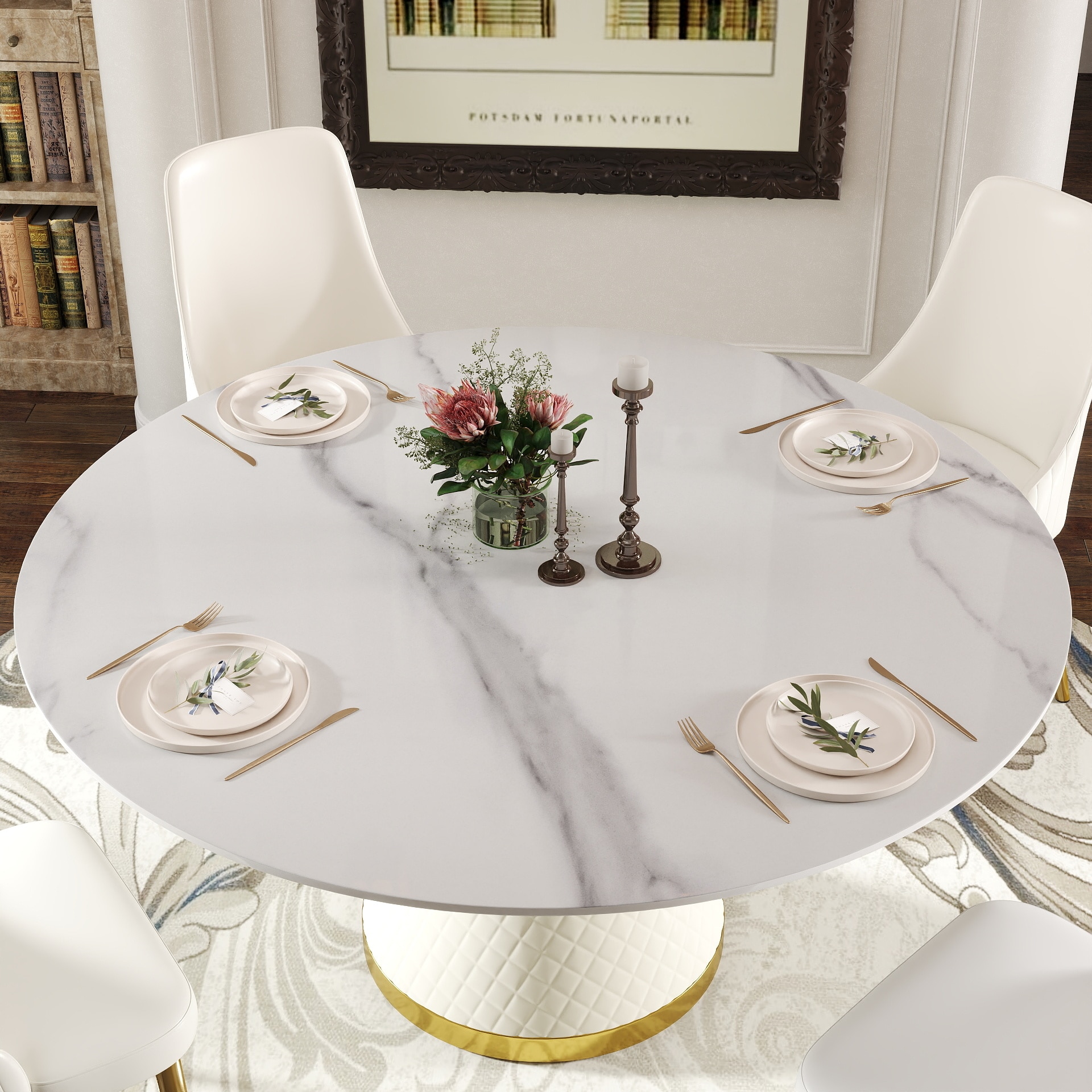 BuotiqHom DH-AT-150W-2W Dining-Tables - View #5