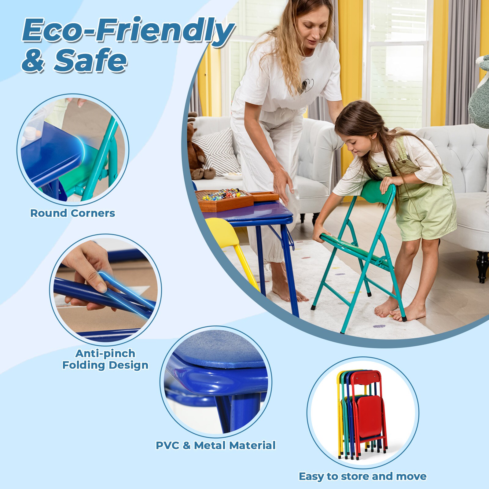 Homy Casa PAGE CO Folding-Furniture-Sets - View #10
