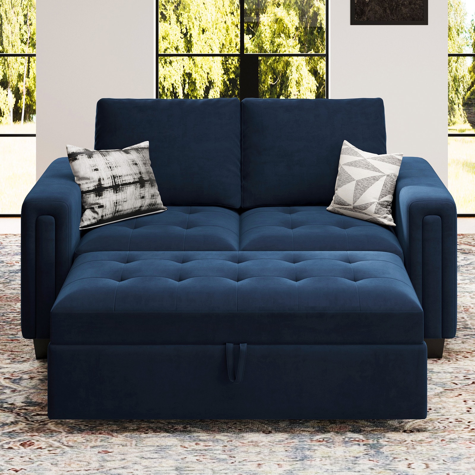 Belffin BF067-AG-BLUE futons - View #3