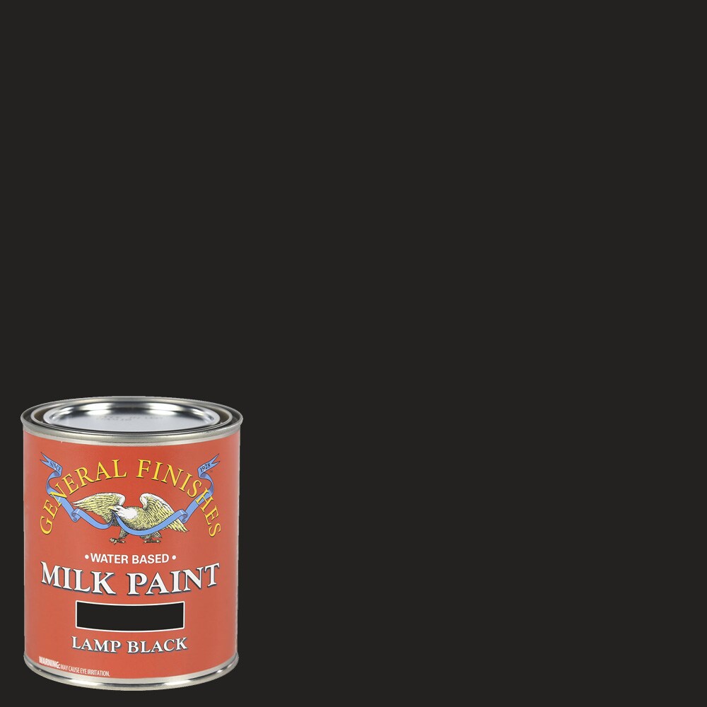 General Finishes PLB Milk Paint, 1 pint, Lamp Black
