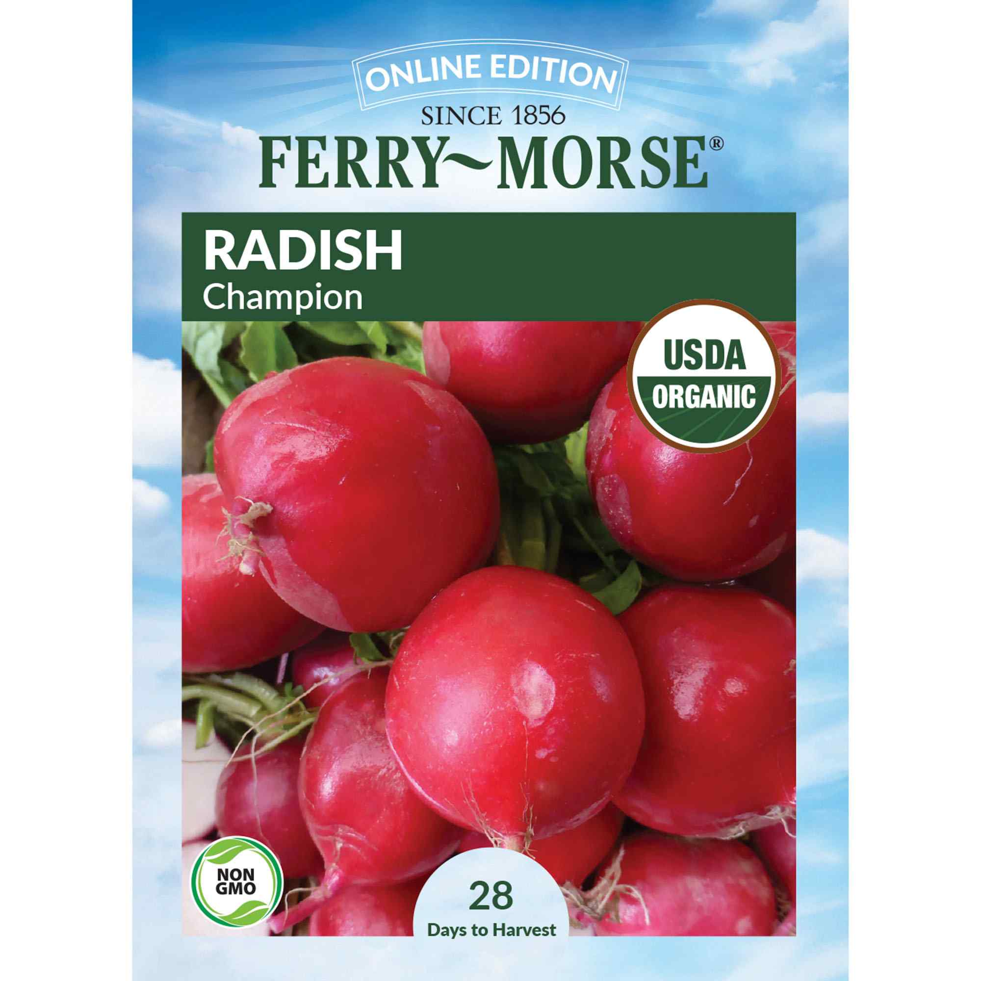 Ferry-Morse LC25.9640 Organic Radish Seeds 2.6 Gram(s)
