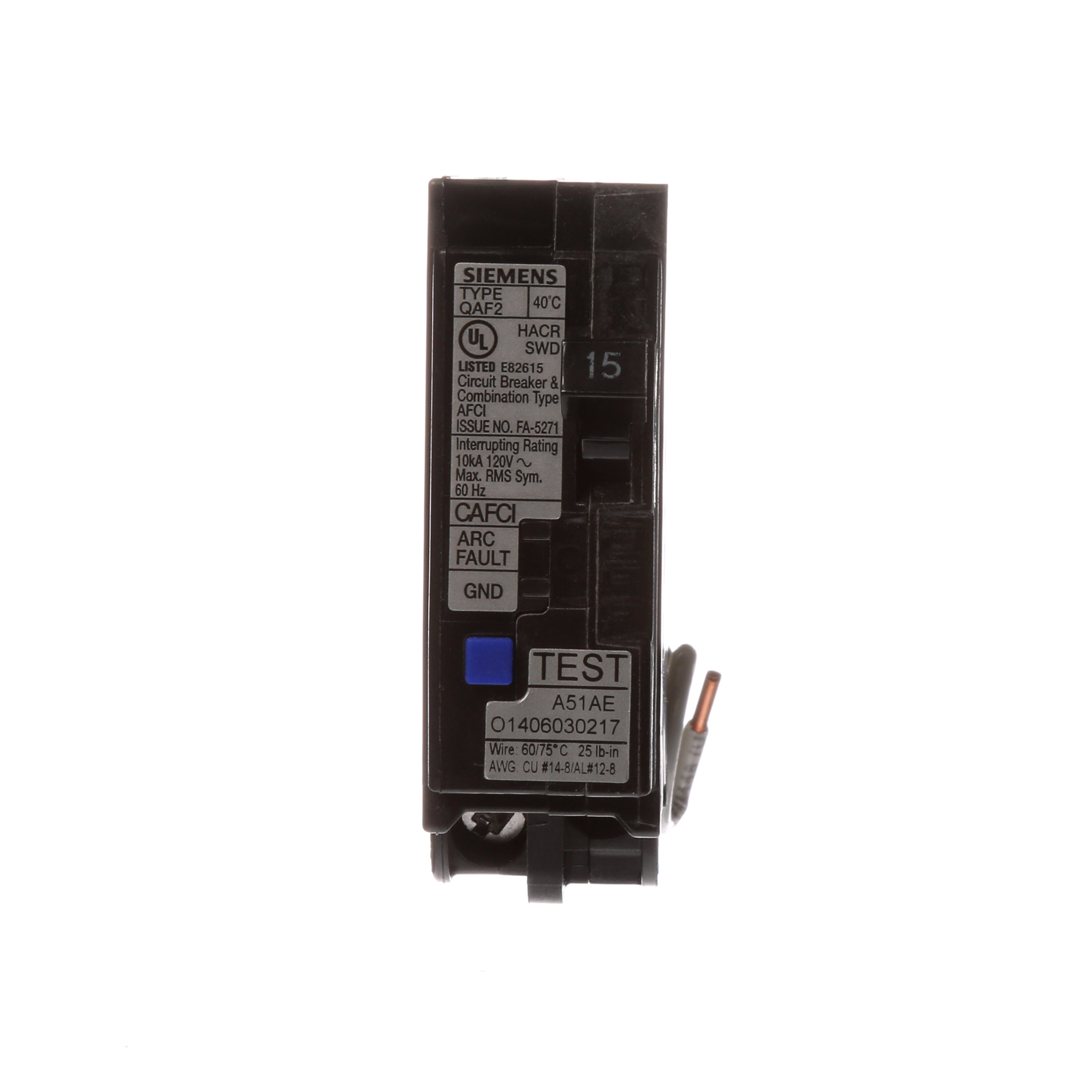 Siemens QA115AFCP Circuit-Breakers - View #3