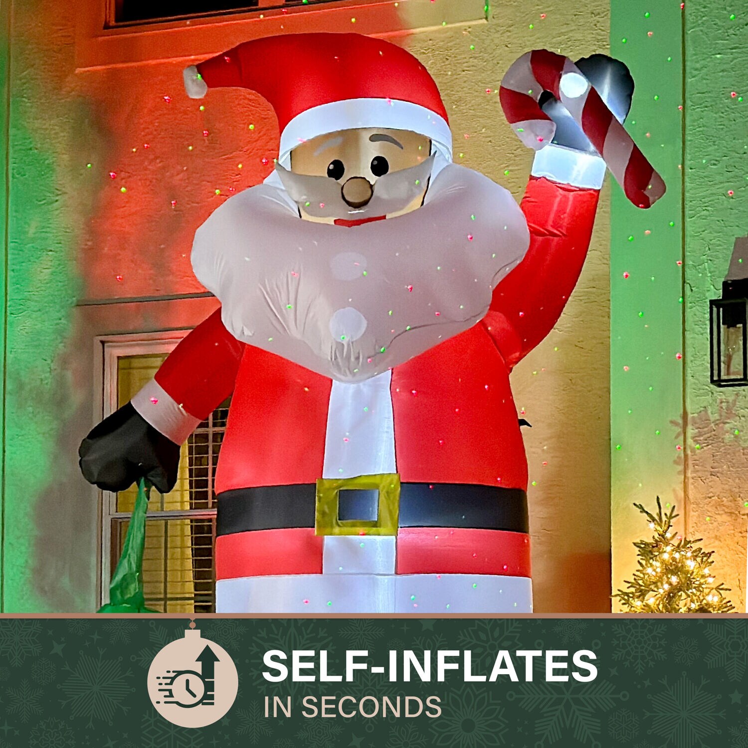 Fraser Hill Farm FHFAASANTA101-L Christmas-Inflatables - View #4