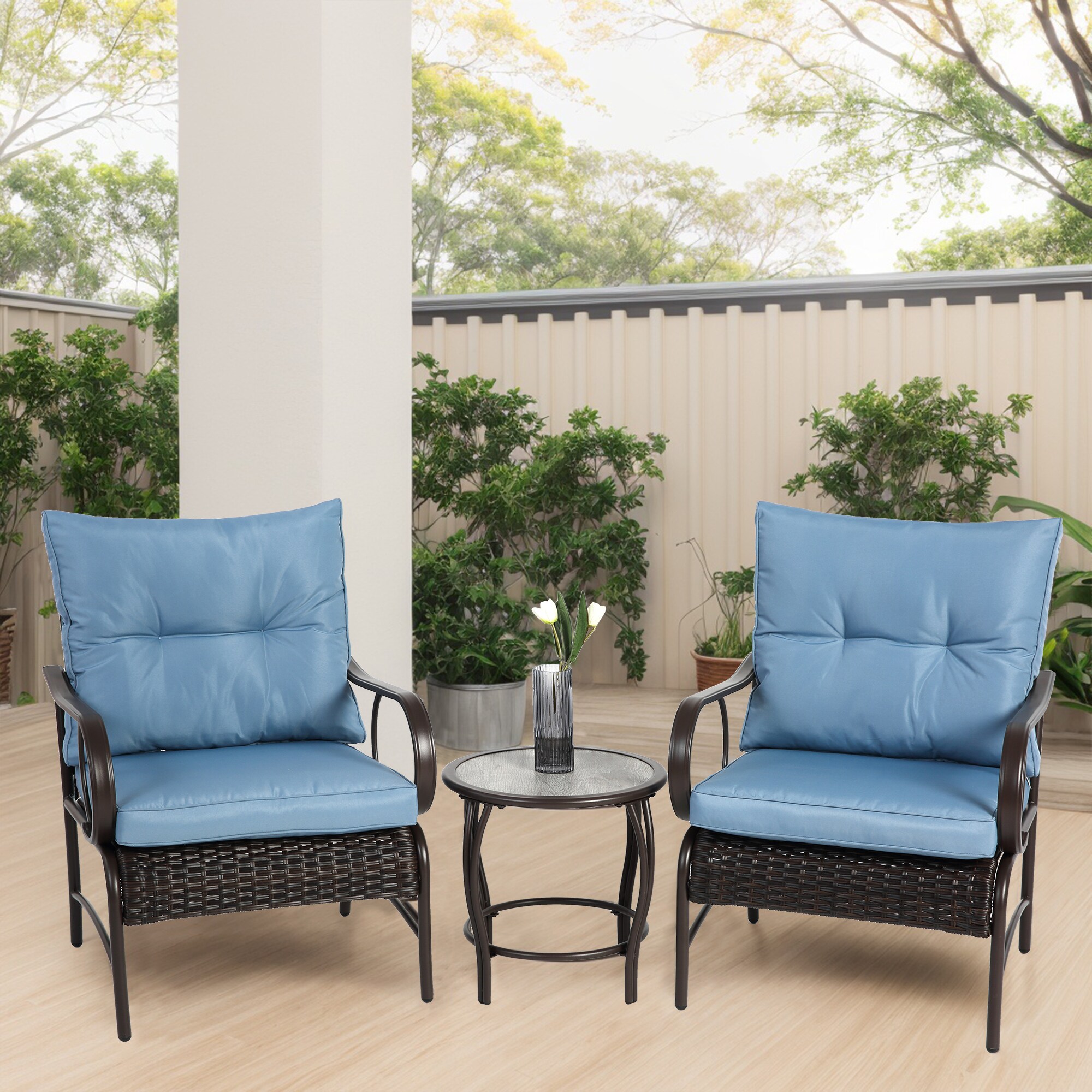 AHIOU HOME ZAAHG-P256776PS Patio-Conversation-Sets - View #2
