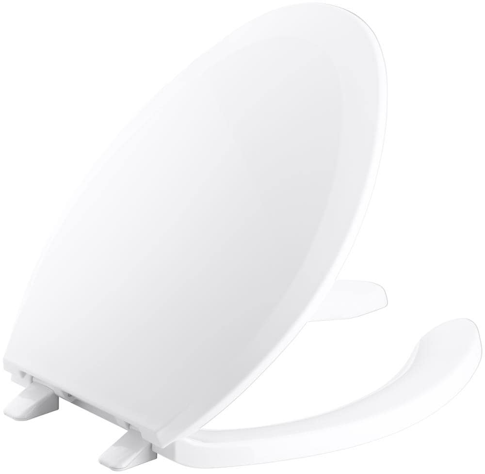 KOHLER 4650-0 Lustra Plastic White Elongated Toilet Seat
