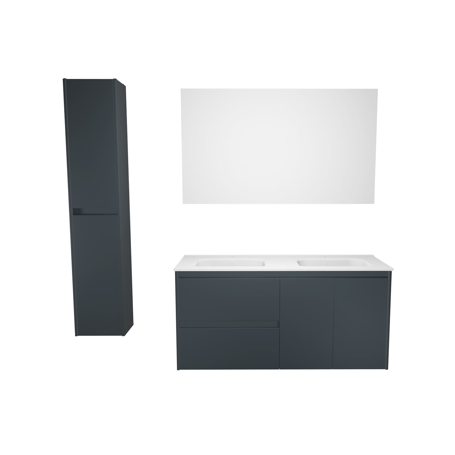 WS Bath Collections AMBRA 120DBL PA 2 AN Bath-Vanity-Combo - View #3