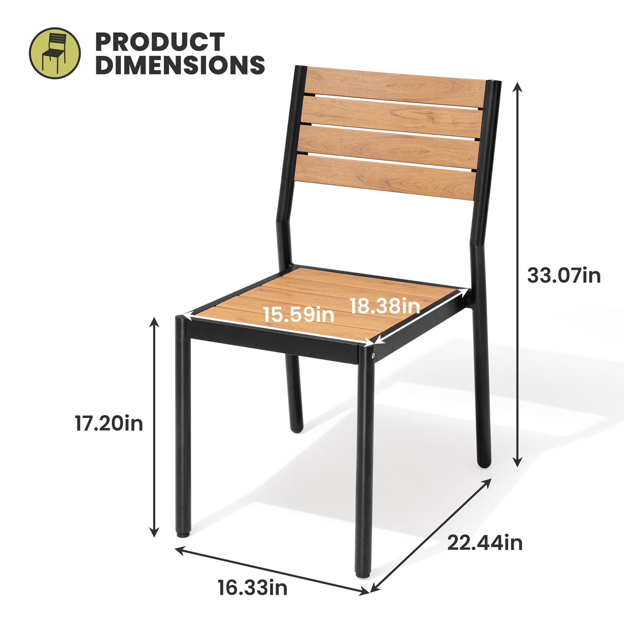 Crestlive Products CL-DC037BRN-2 Patio-Chairs - View #5
