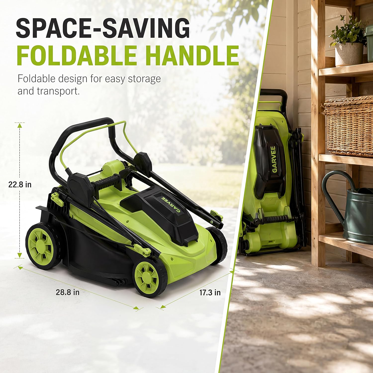 GAOMON CQC-Q2KPGU-X4W1 Push-Mower-Electric - View #2
