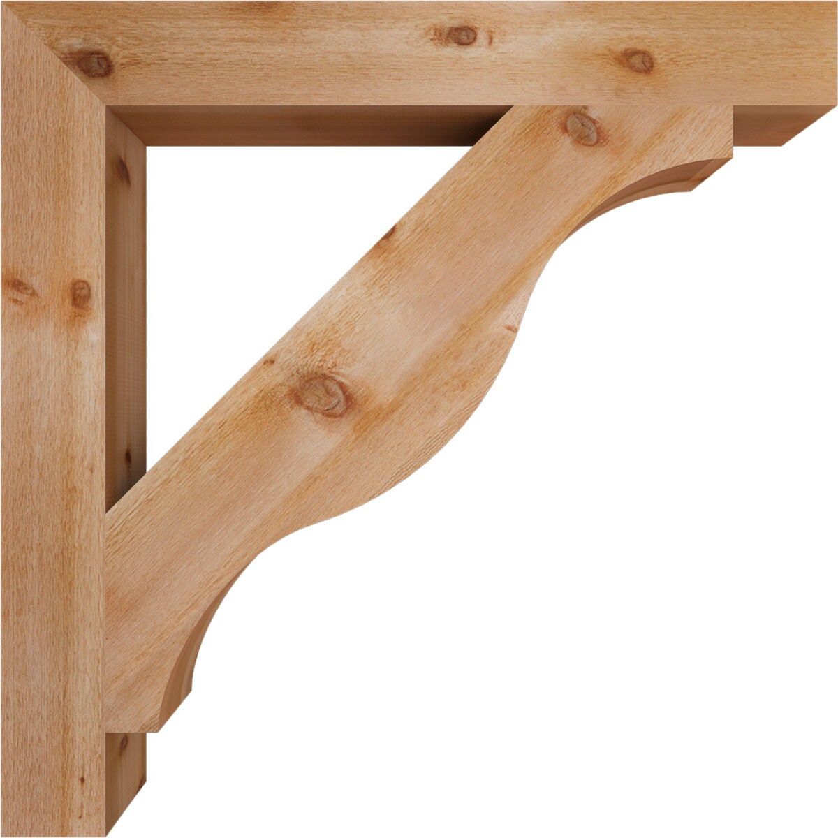 Ekena Millwork BKT06X48X48FST05RWR Exterior-Brackets-Braces - View #3