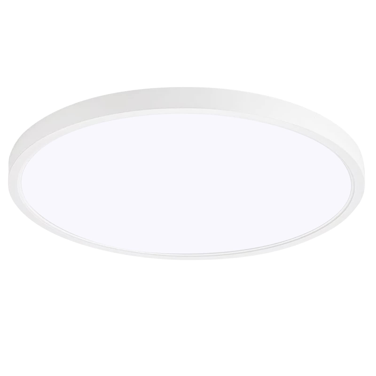 Blisstyle 11.8 Inch White Ultra-thin Ceiling Light 6500K LED Flush Mount Ceiling Lamp for Bedroom Bathroom Hallway Dining Room Living Room Kitchen Entryway Outdoor Vintage Farmhouse Modern Boho