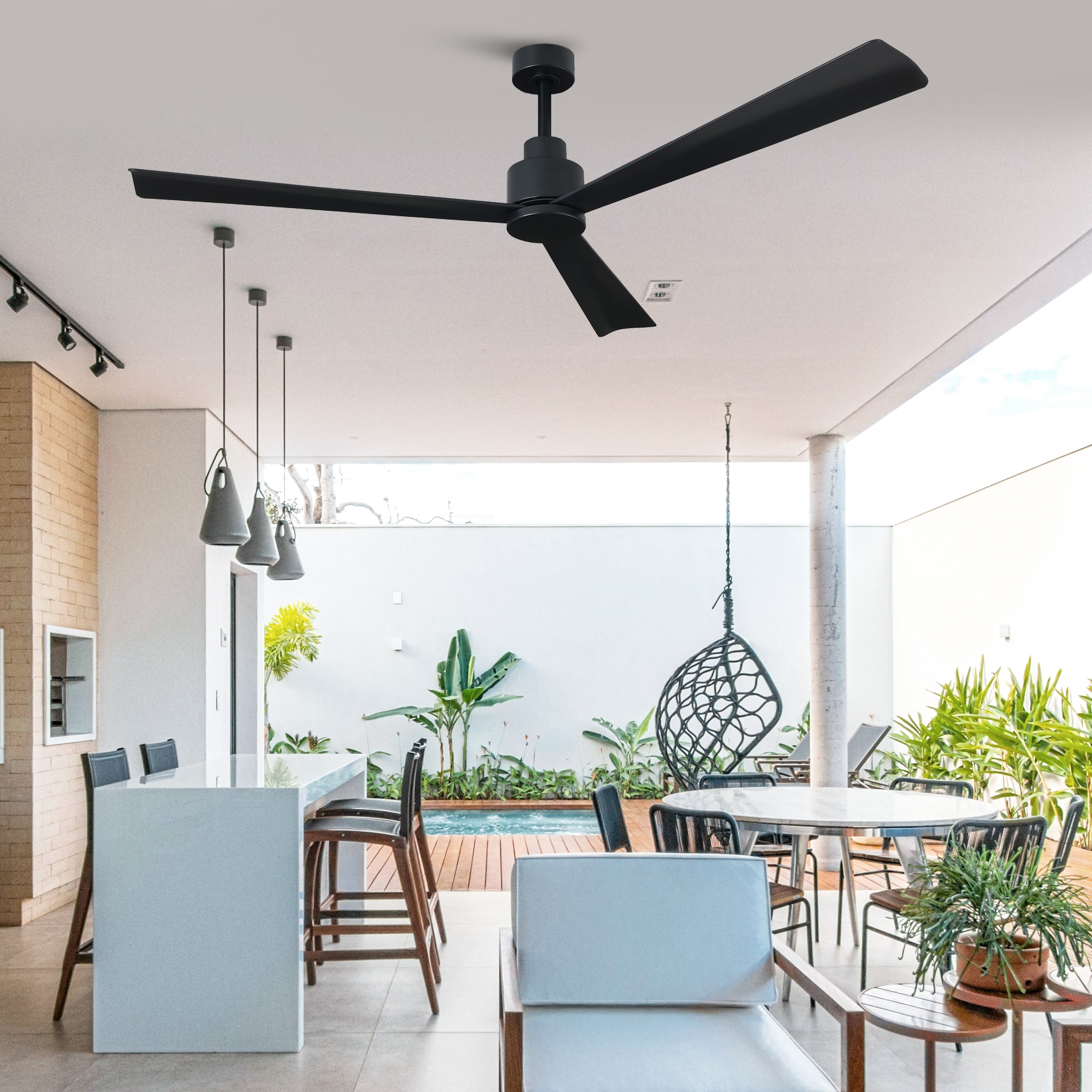 Parrot Uncle F6364BK110V Ceiling-Fans - View #2