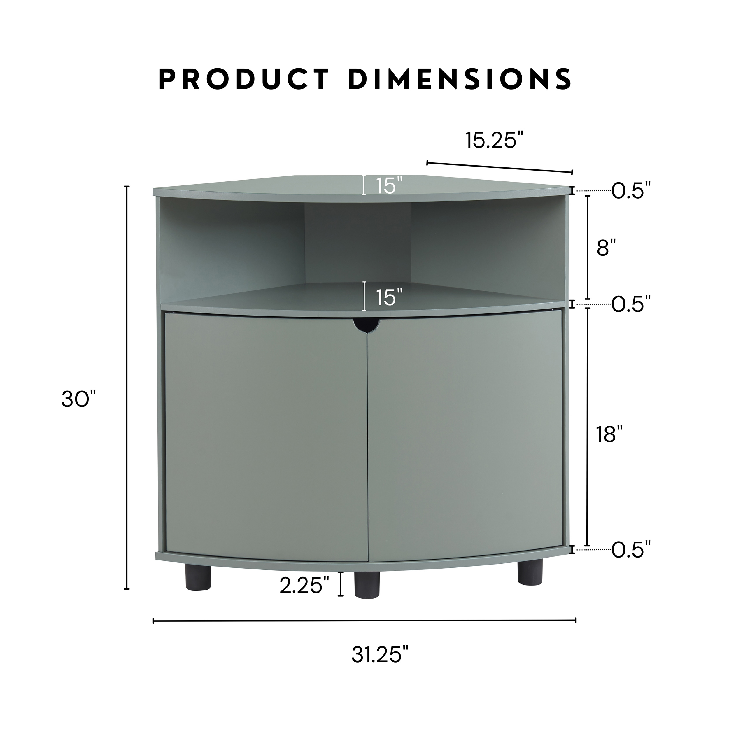 Furniture of America IDI-233208 Gaming-Storage - View #3