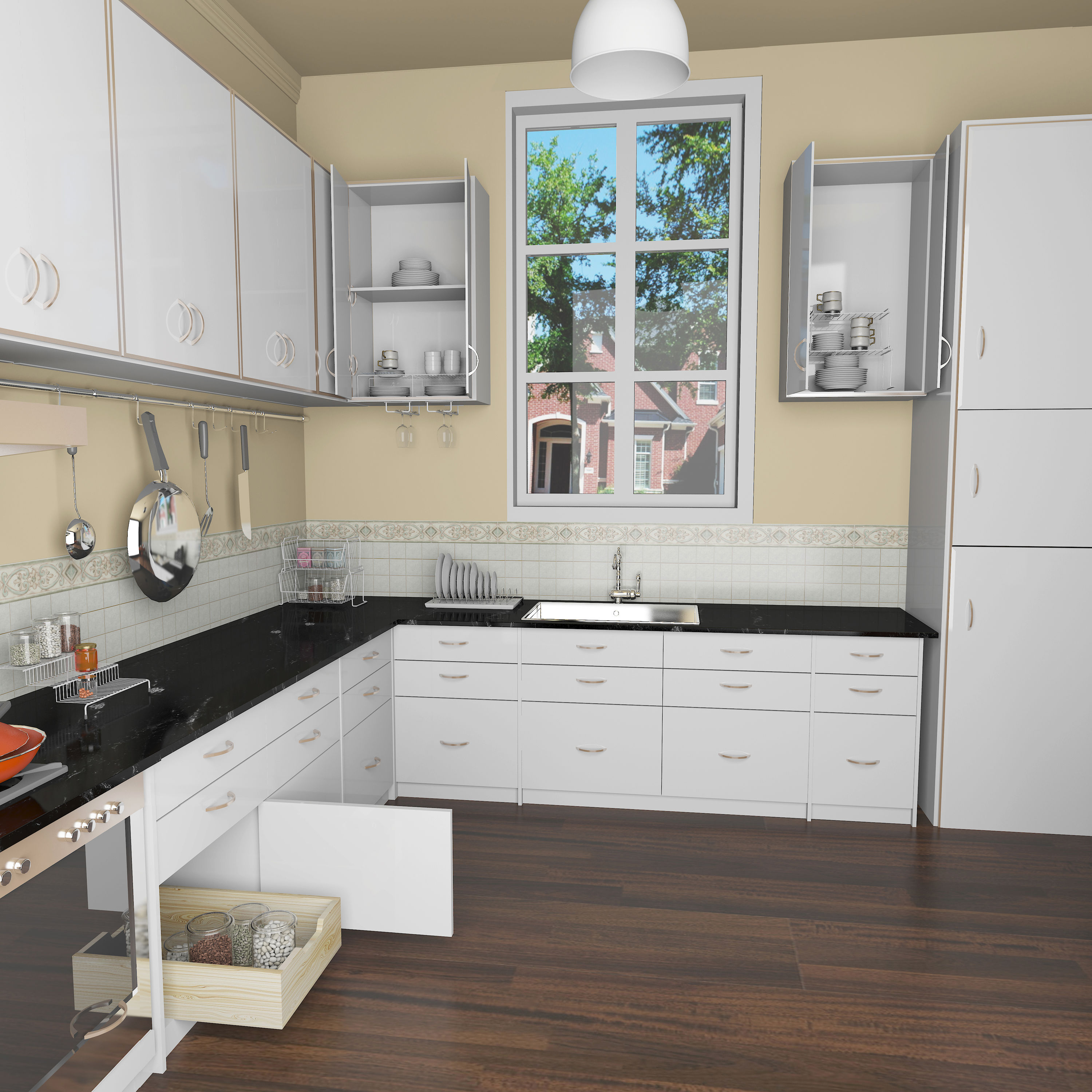 Style Selections Kitchen Storage 14 In
