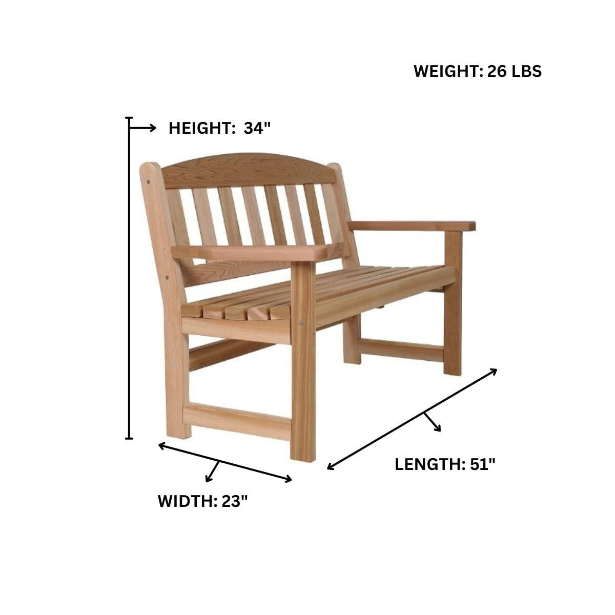 All Things Cedar GB48 benches - View #5