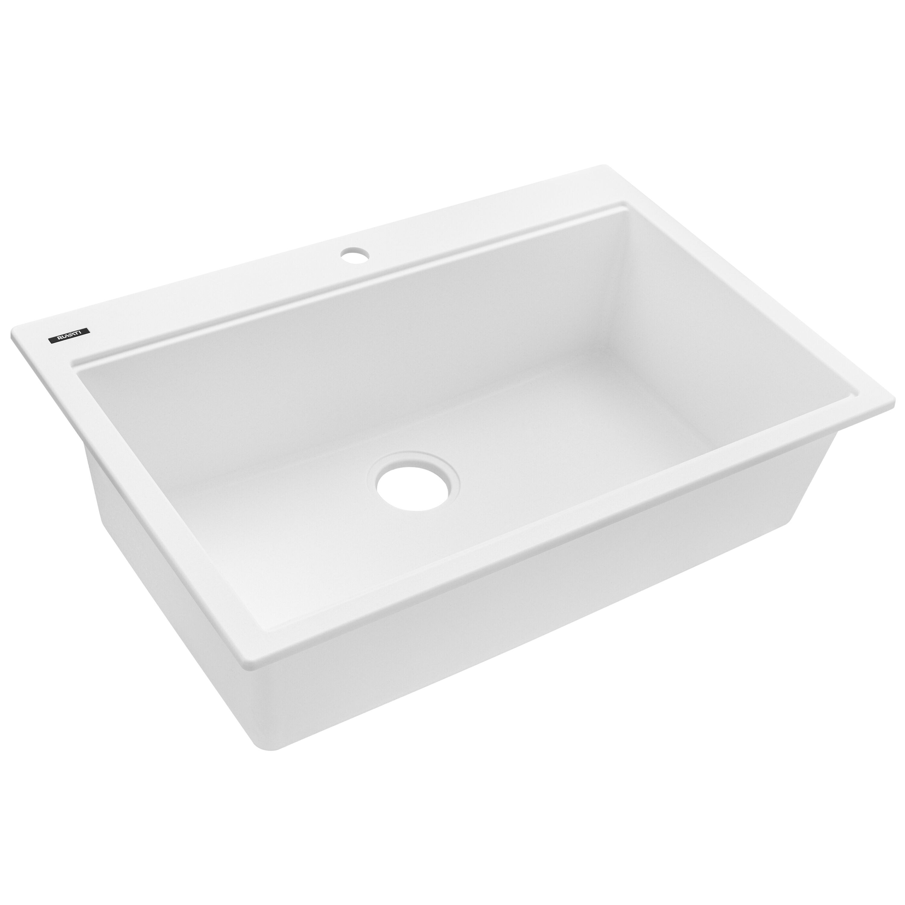 Ruvati RVG1083WH Kitchen-Sinks - View #2