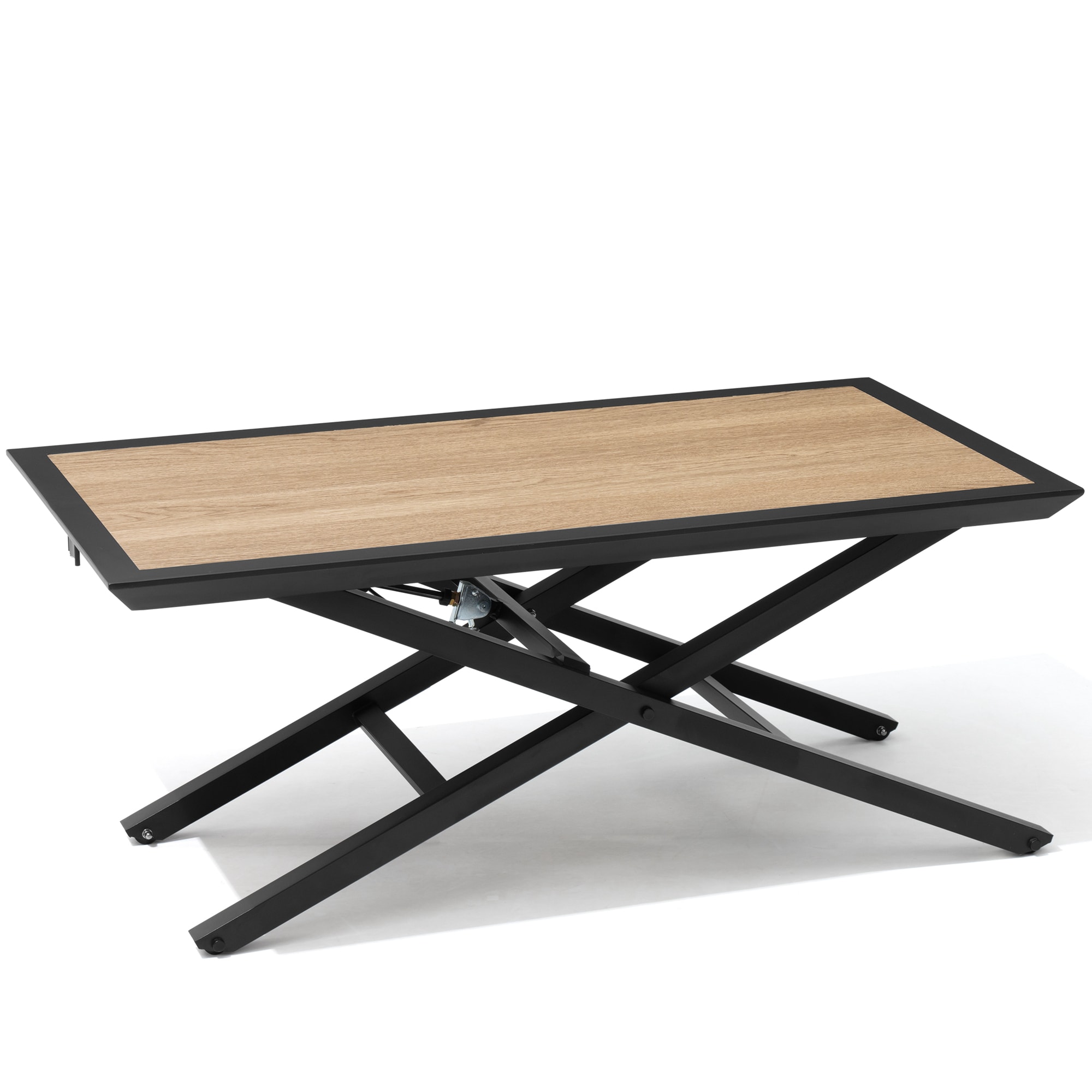 Crestlive Products CL-TB056NAT Patio table Rectangle Outdoor Coffee Table 23.62-in W x 43.31-in L