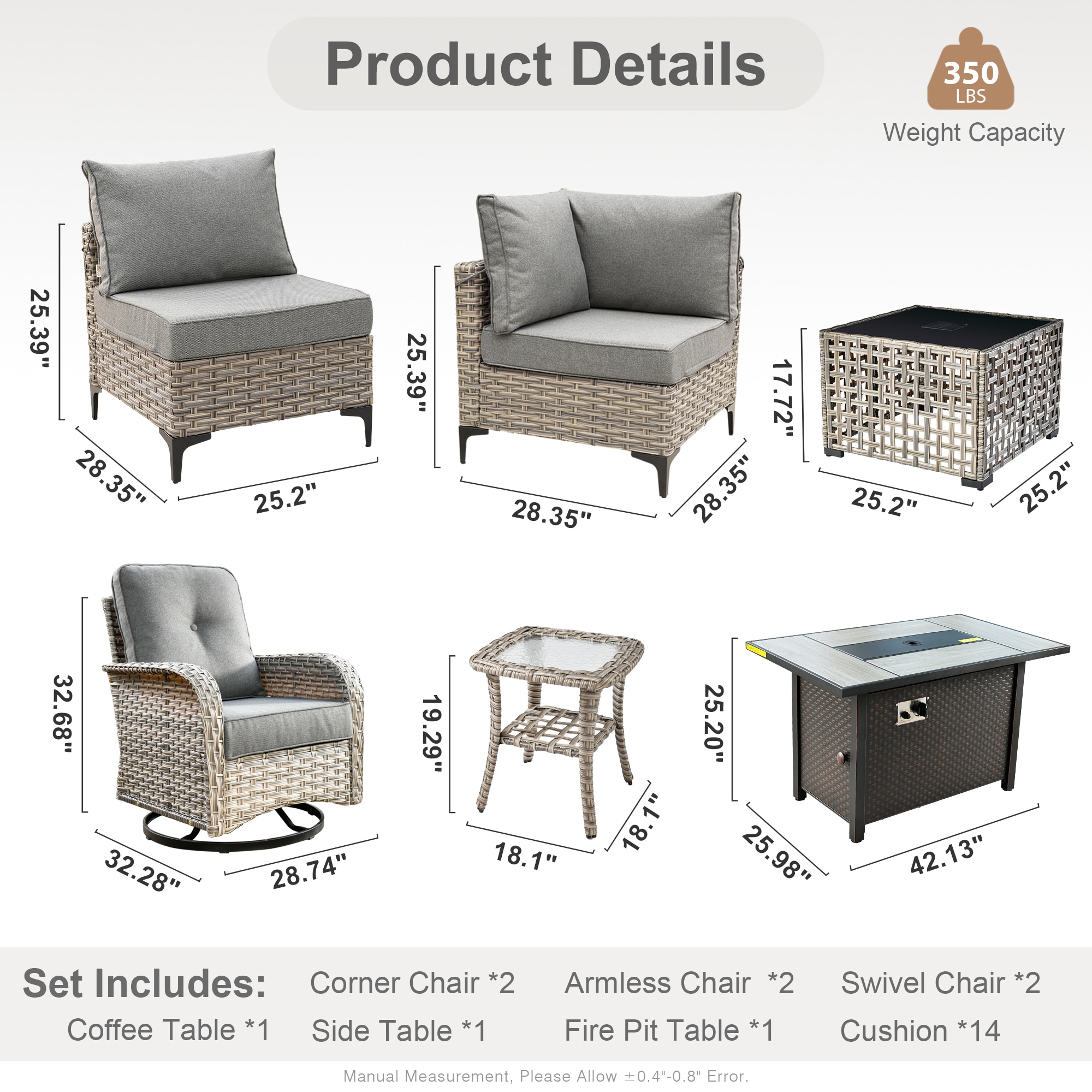 Caodoc L5-CFP03-VYZSKT209-1 Patio-Sofas-Daybeds - View #3